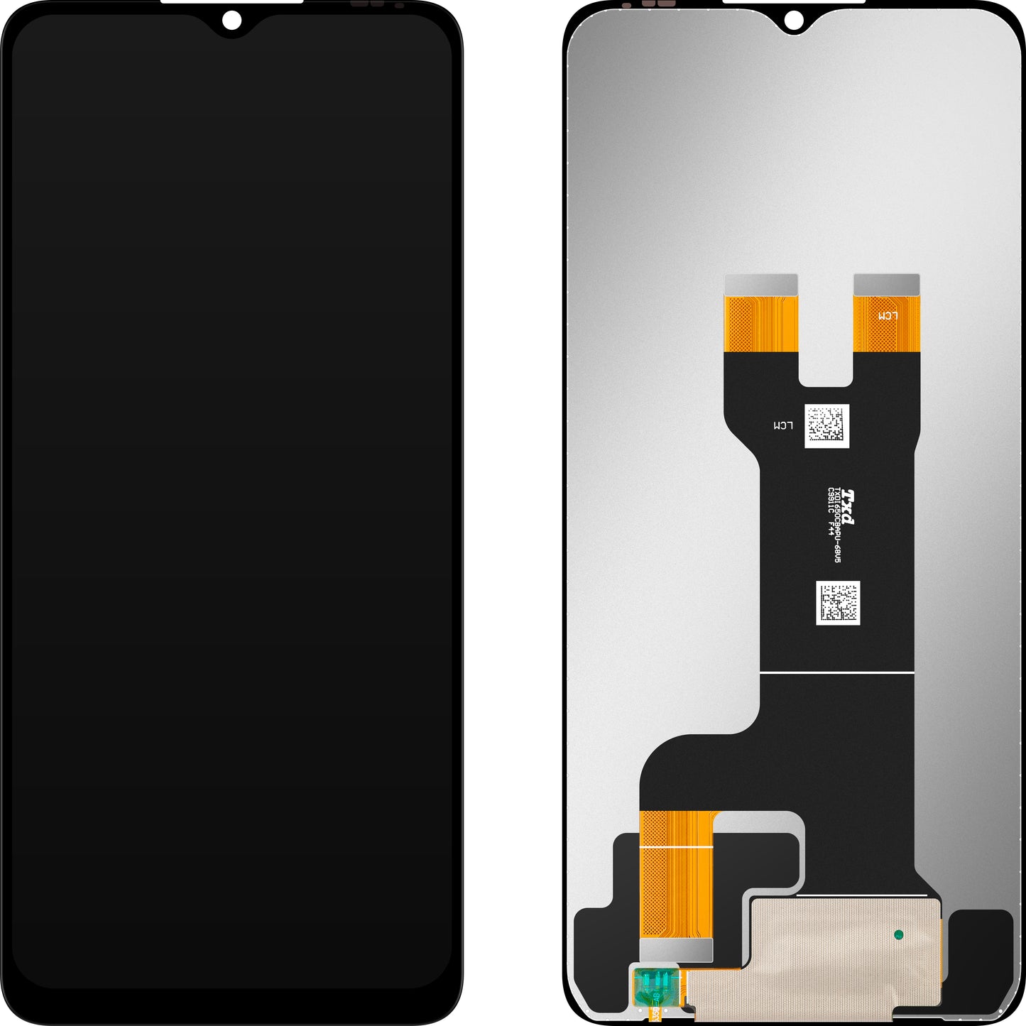 Display med Touchscreen MP kompatibel med ZTE Blade A73 5G