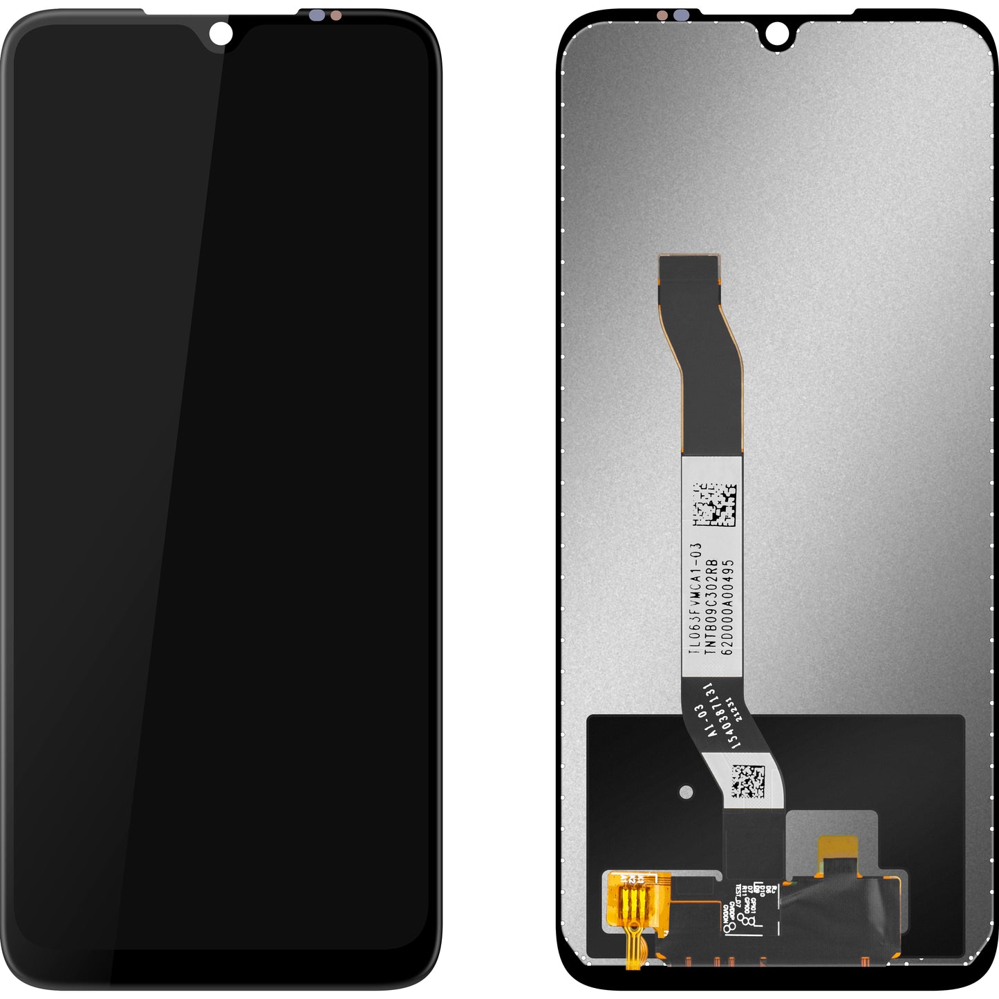 Display med MP Touchscreen kompatibel med Xiaomi Redmi Note 8T