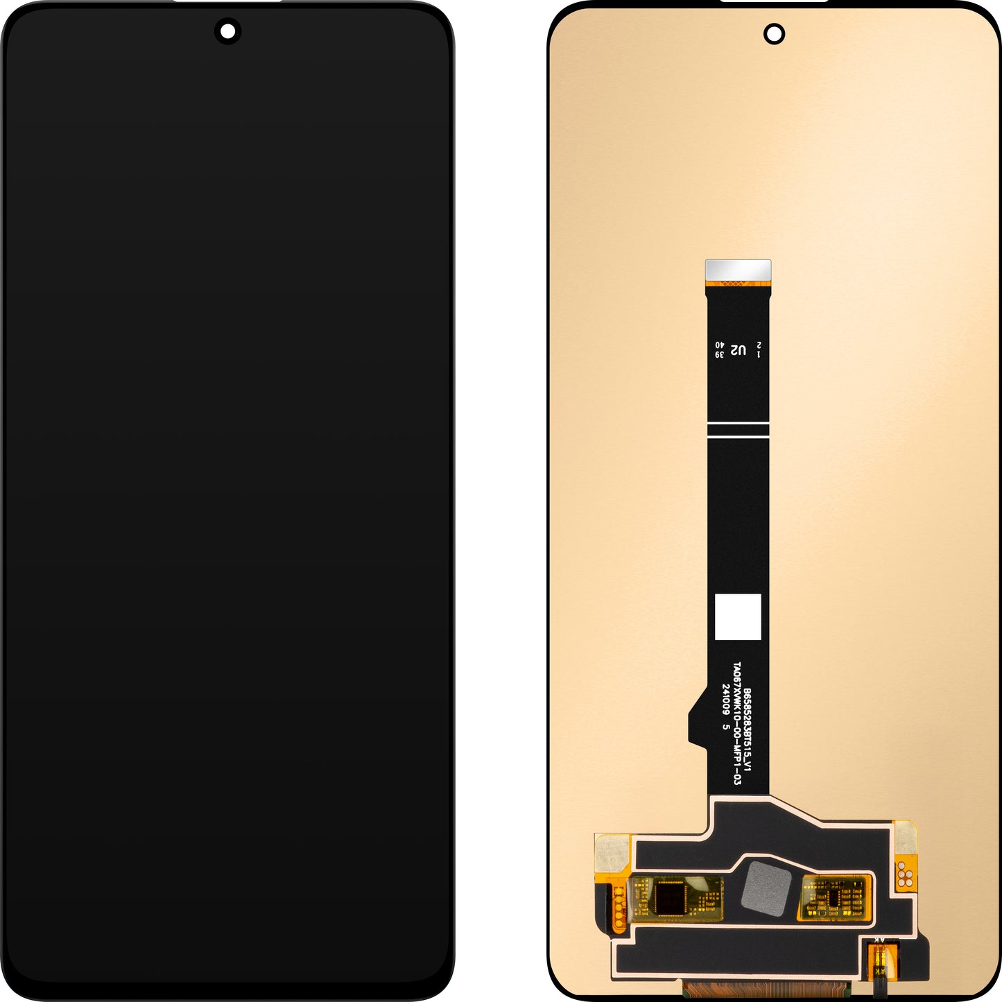 Display med Touchscreen MP kompatibel med Xiaomi Poco X6 / Redmi Note 13 Pro 5G