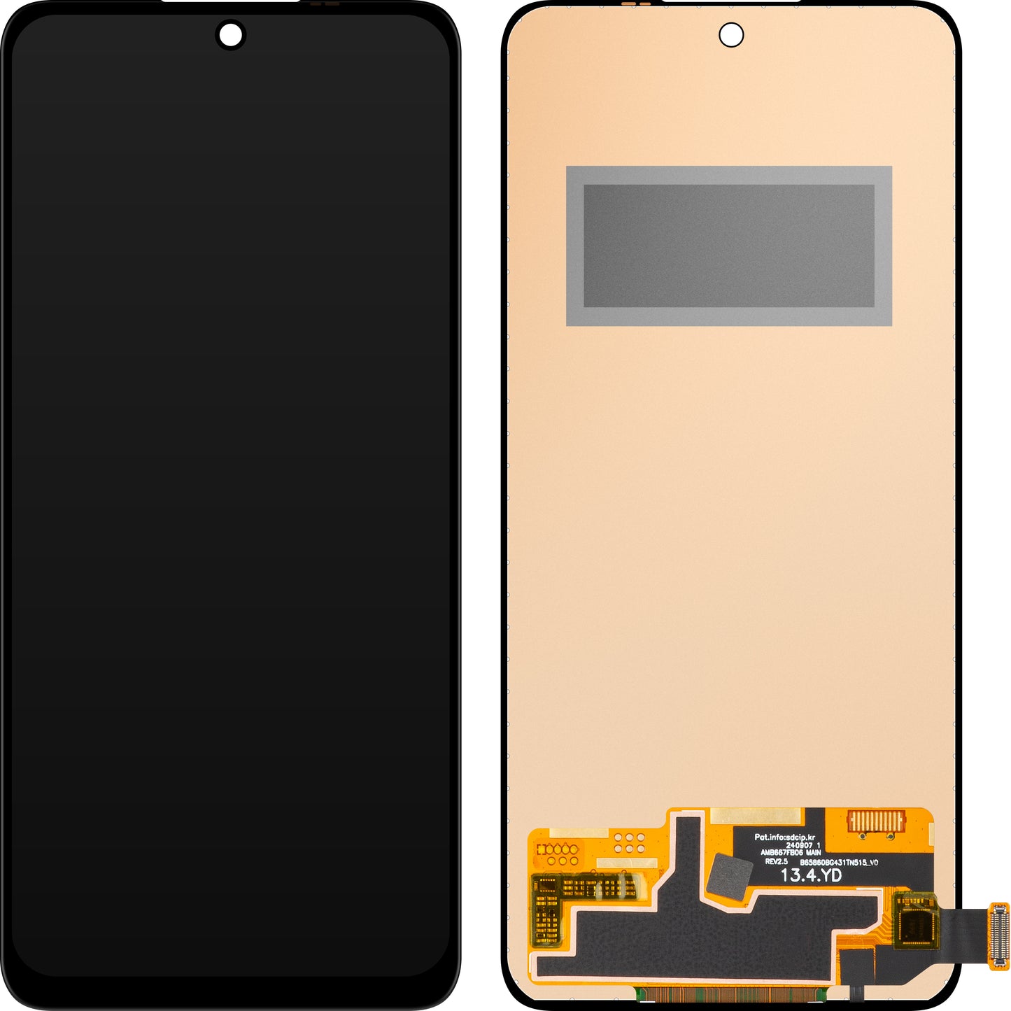 Display med Touchscreen MP kompatibel med Xiaomi Redmi Note 13 4G