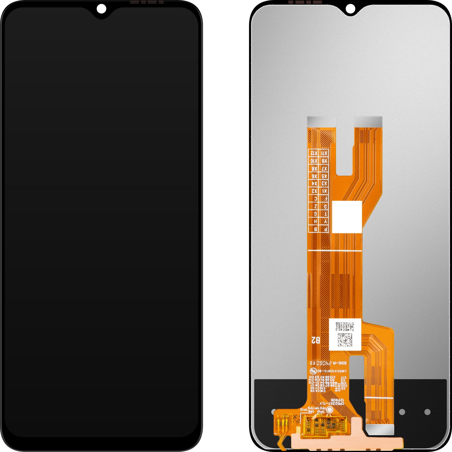 Display med MP Touchscreen kompatibel med vivo Y03 / Y18 / Y18e / Y28s / Y37