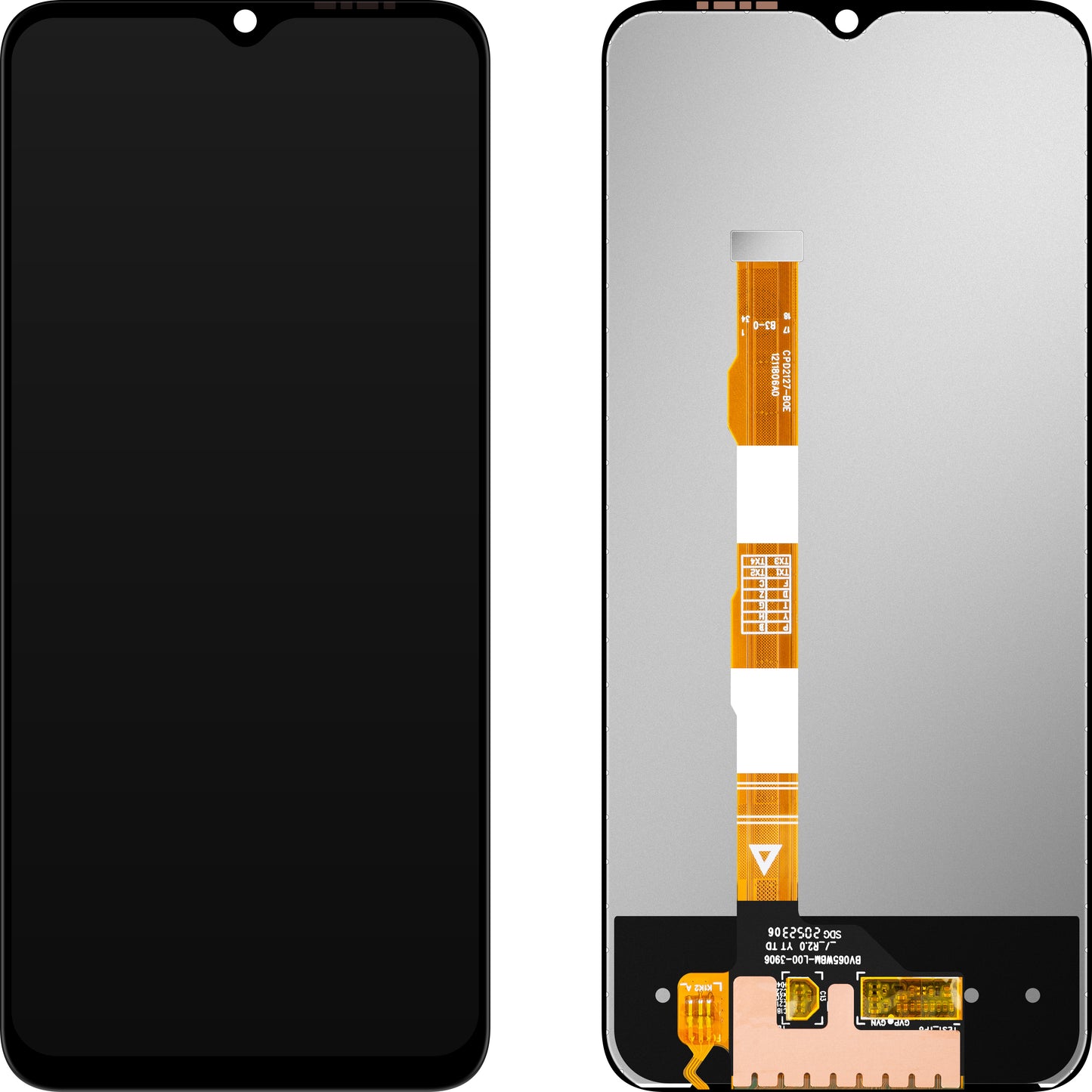 Display med Touchscreen MP kompatibel med vivo Y02s / Y16 / Y21 / Y21a / Y21s / Y30 5G / Y32