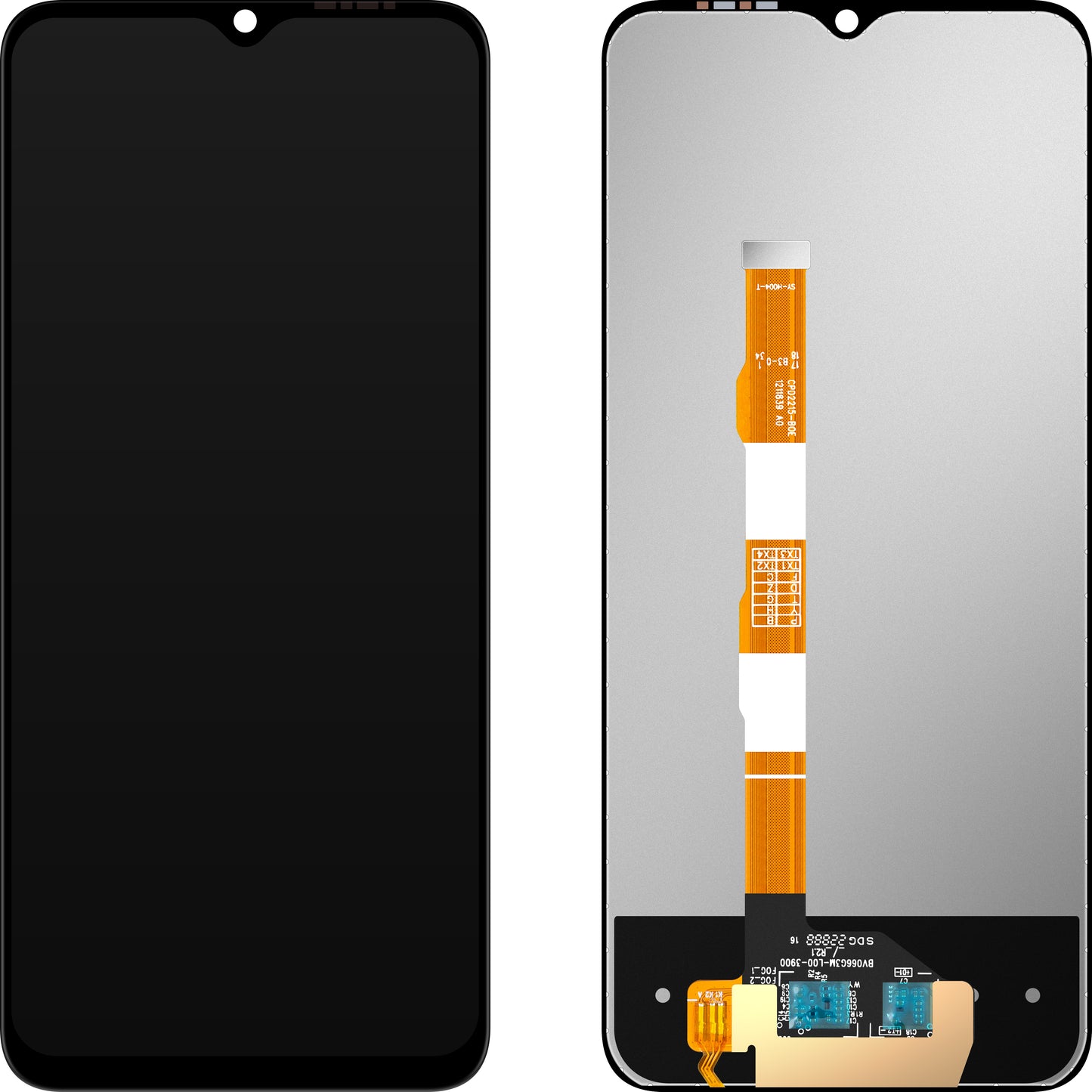 Display med MP Touchscreen kompatibel med vivo Y22 / Y22s