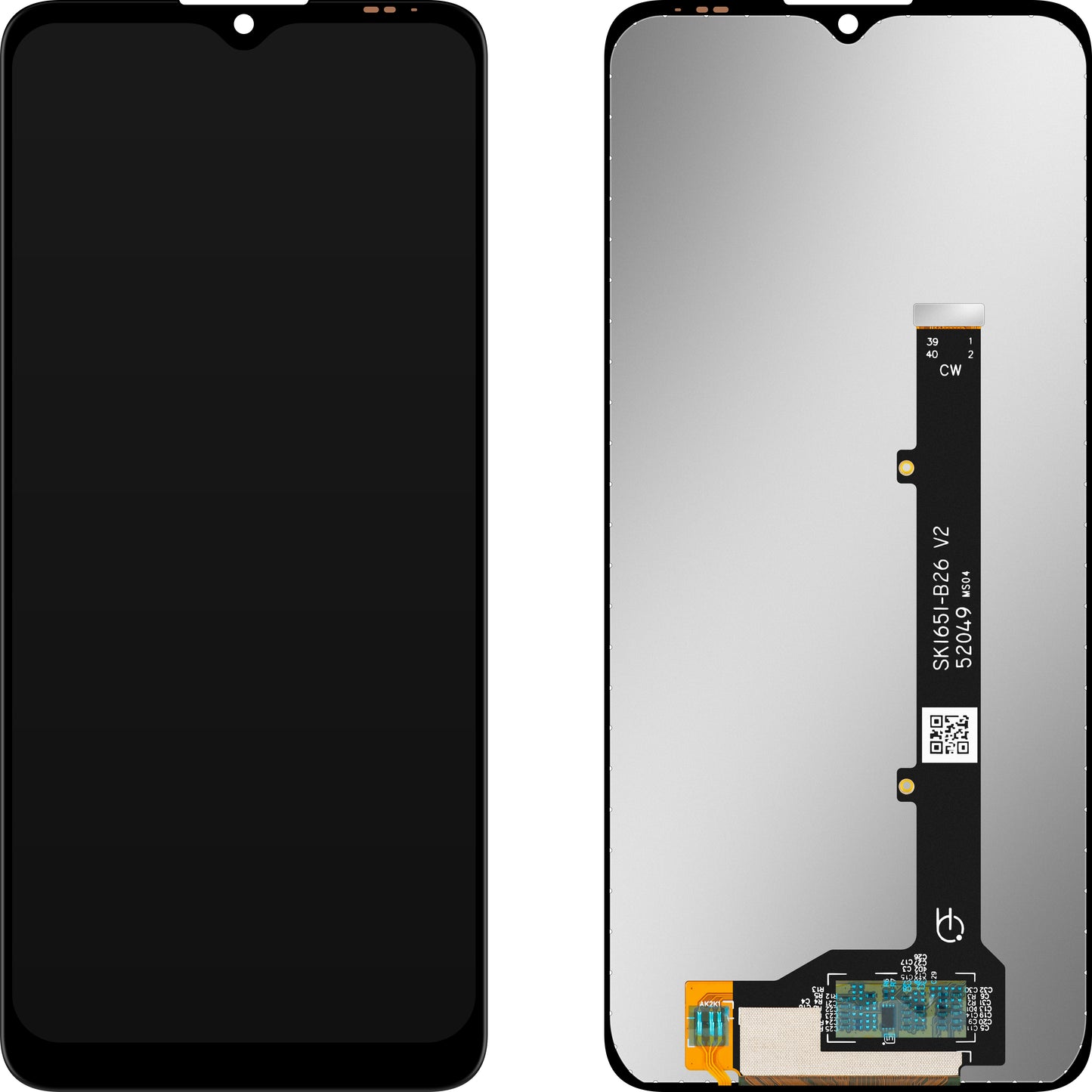Display med MP Touchscreen kompatibel med ZTE Blade A51 / Blade A71