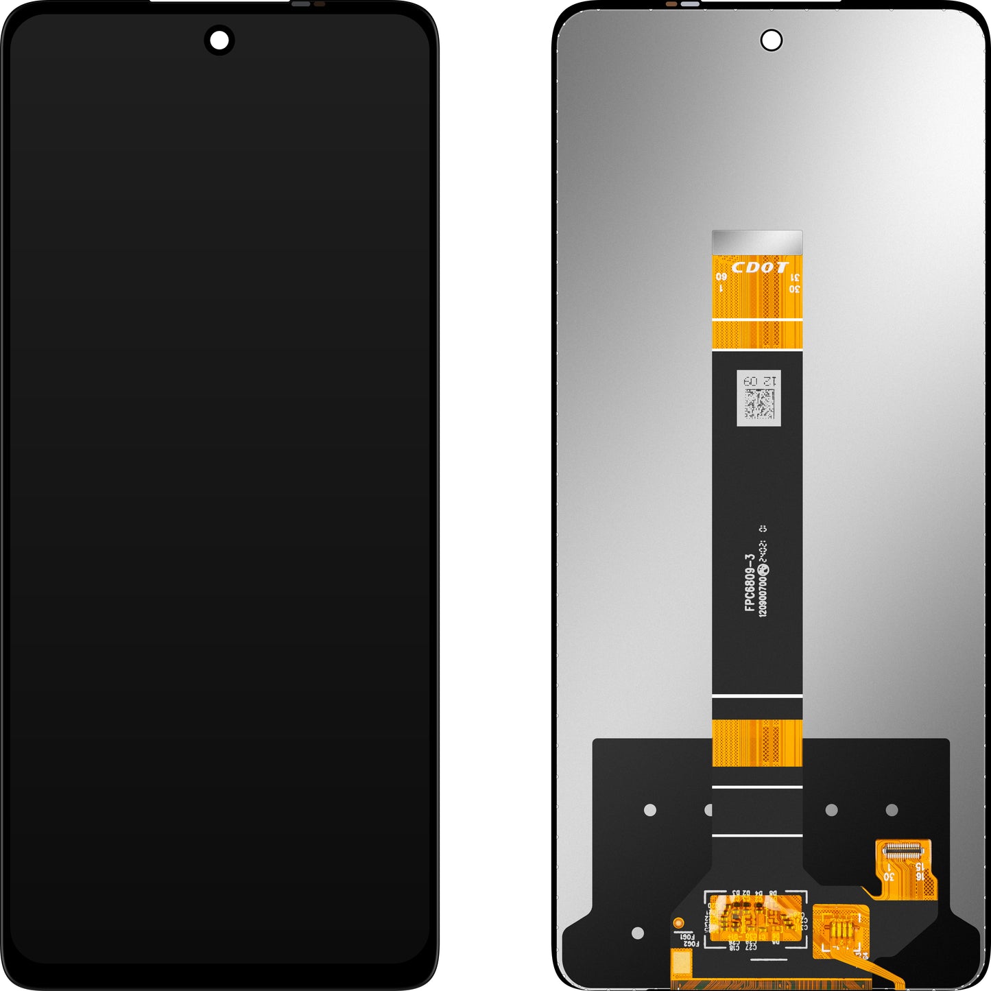 Display med Touchscreen MP kompatibel med TCL 50 SE