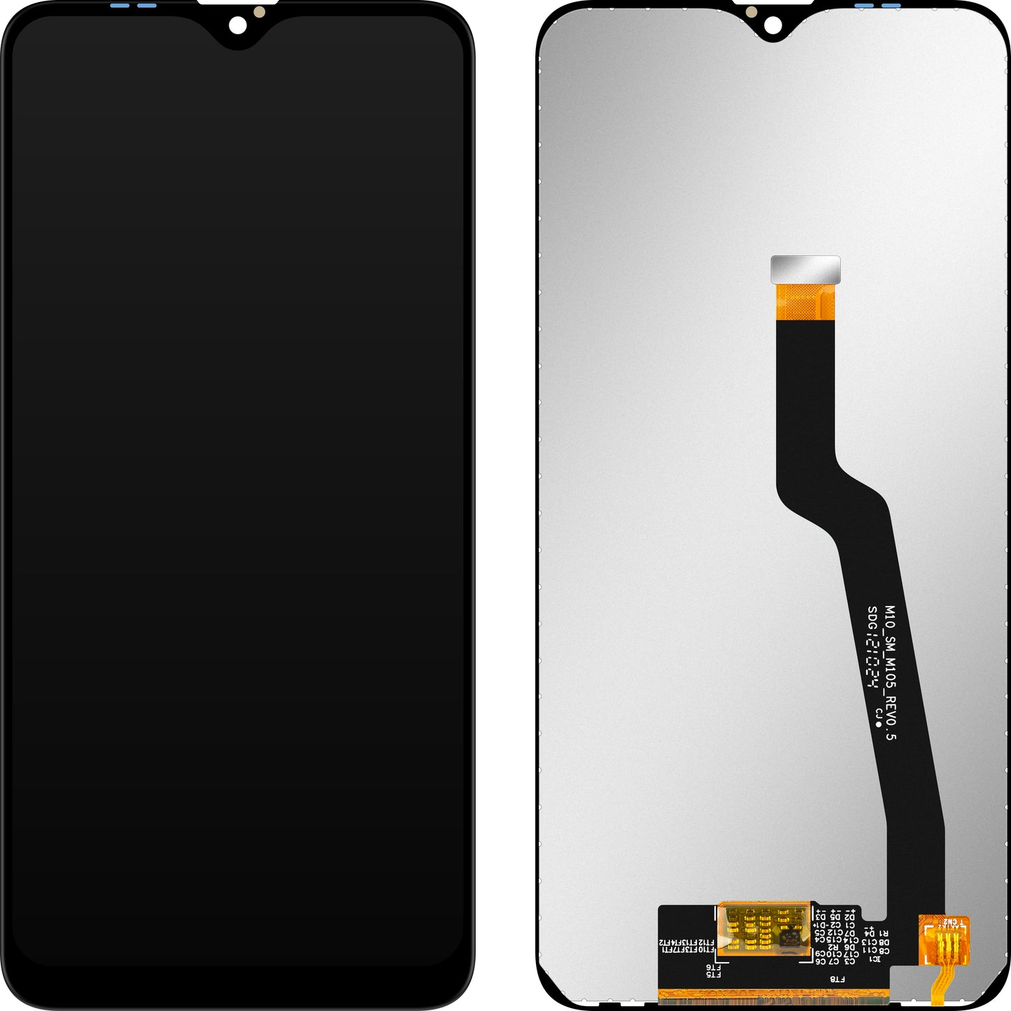 Display med Touchscreen MP kompatibel med Samsung Galaxy A10 A105