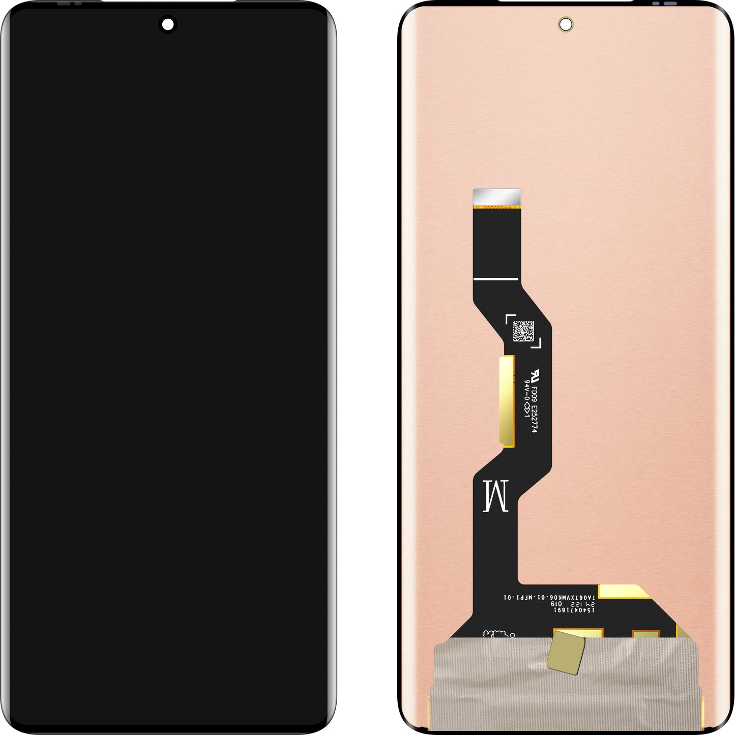 Display med MP Touchscreen kompatibel med Motorola Edge 50 / Edge 50 Pro, OLED-versjon