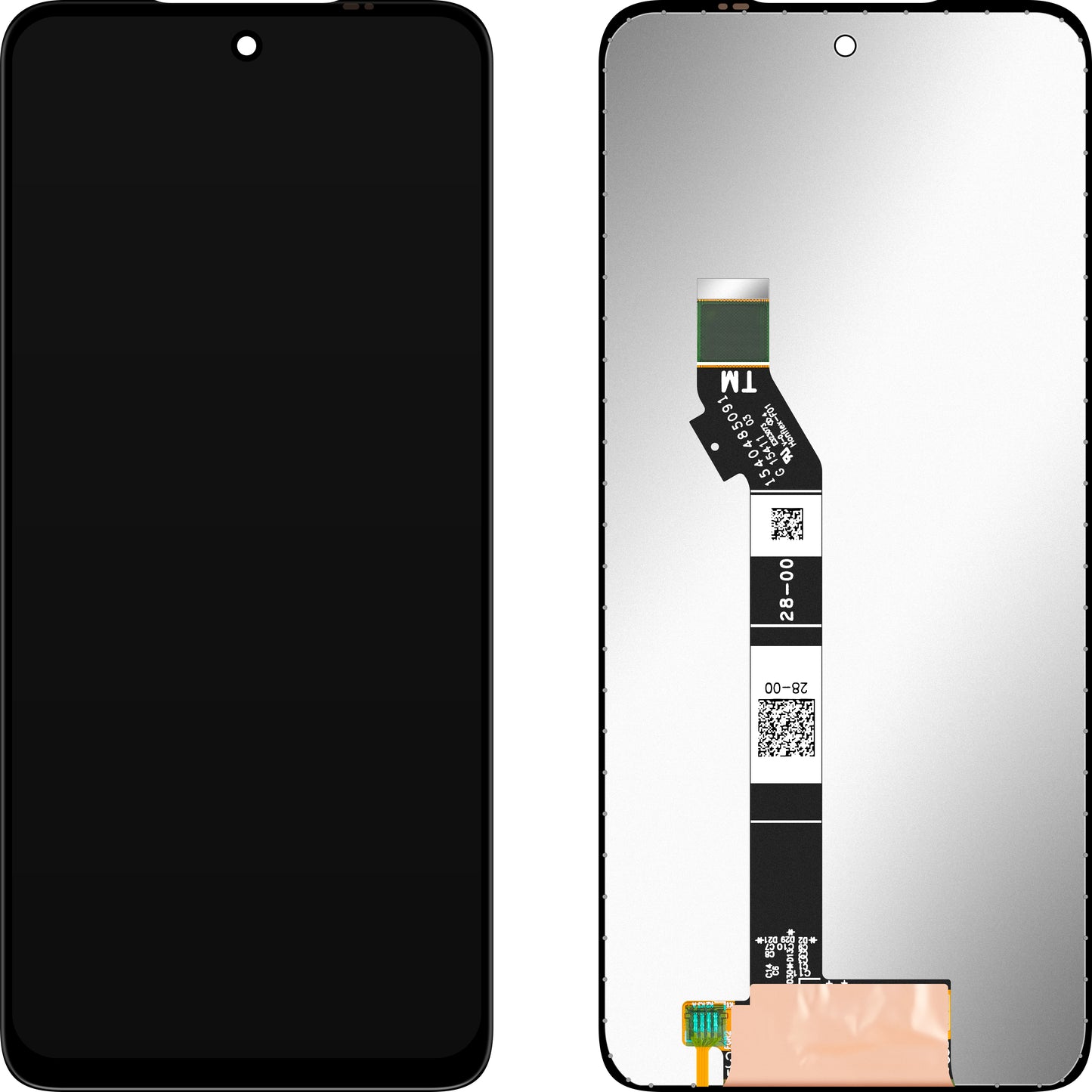 Display med Touchscreen MP kompatibel med Motorola Moto G15 / G15 Power
