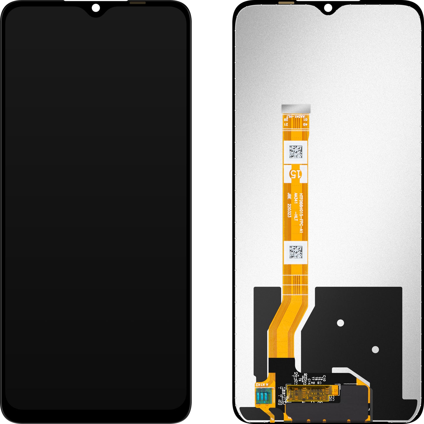 Display med Touchscreen MP kompatibel med Oppo A58 5G / A58x / A78 5G