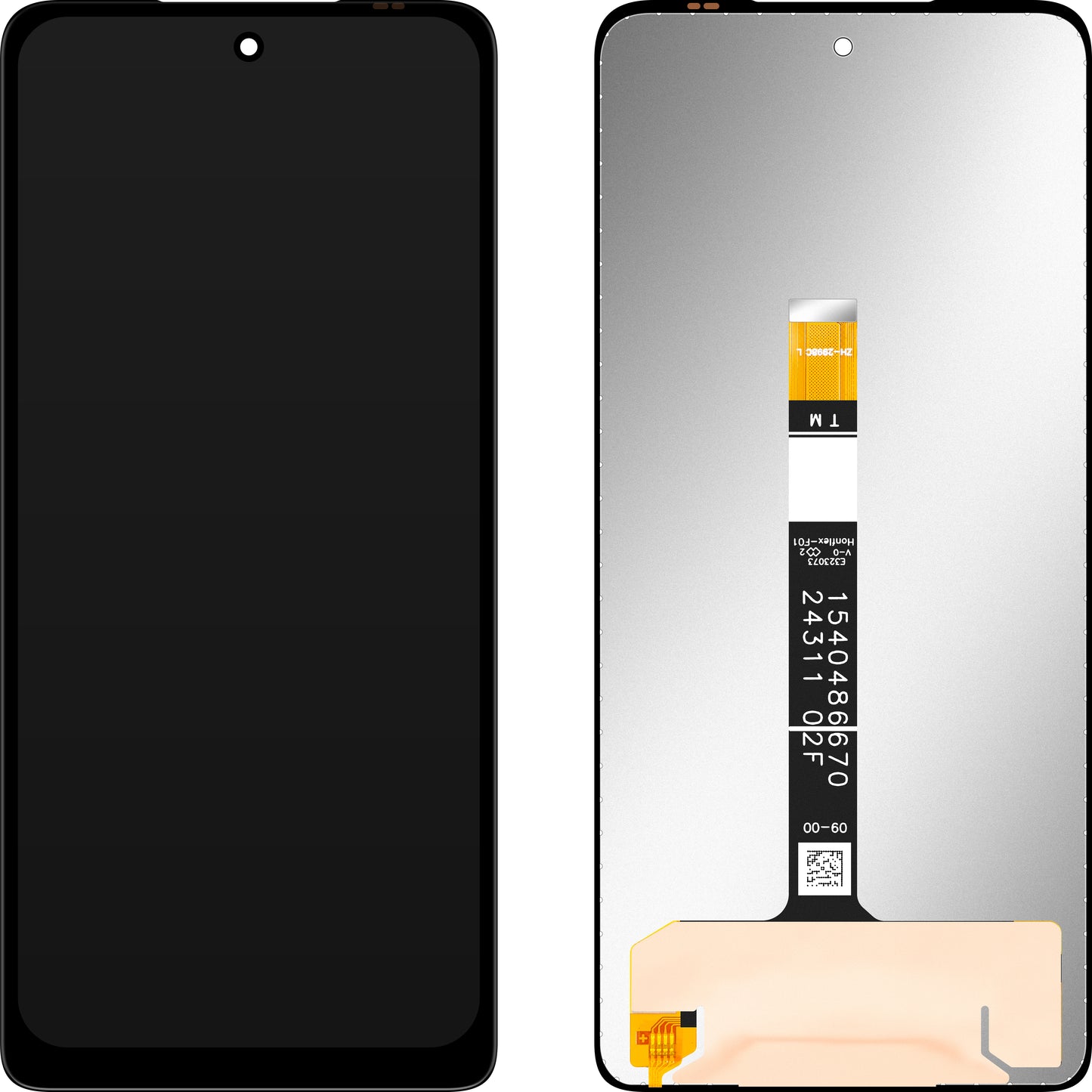 Display med Touchscreen MP kompatibel med Motorola Moto G75