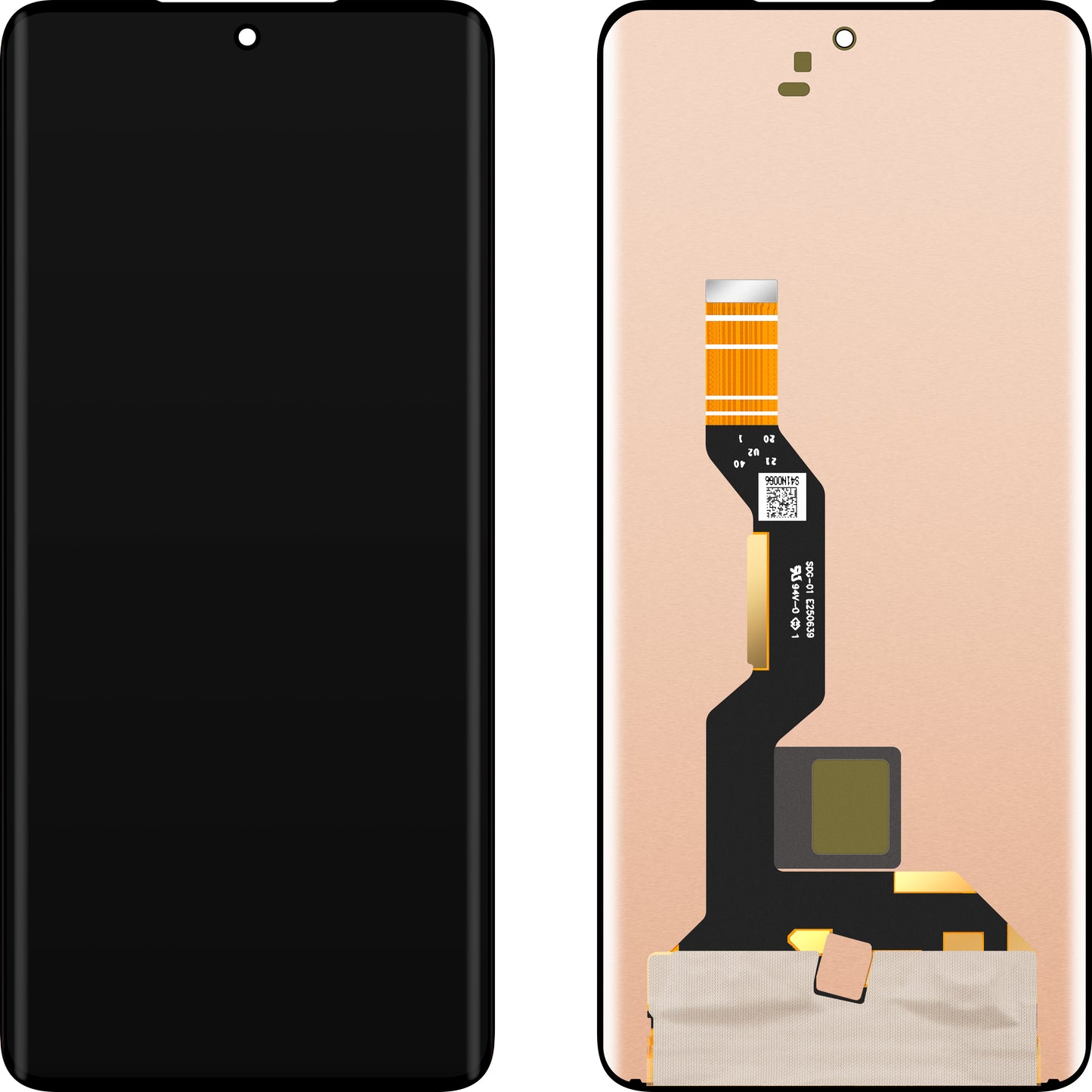 Display med Touchscreen MP kompatibel med Motorola Edge 50 Ultra