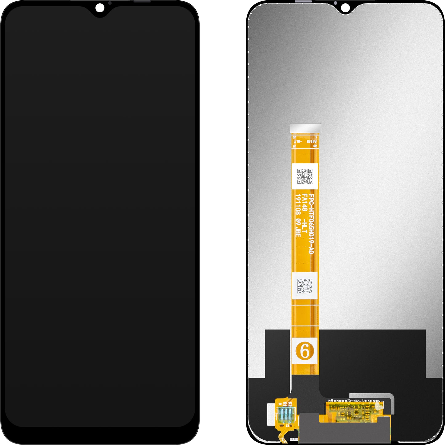 Display med MP Touchscreen kompatibel med Oppo A16K / A31 / A5 (2020) / A8 / A9 (2020)