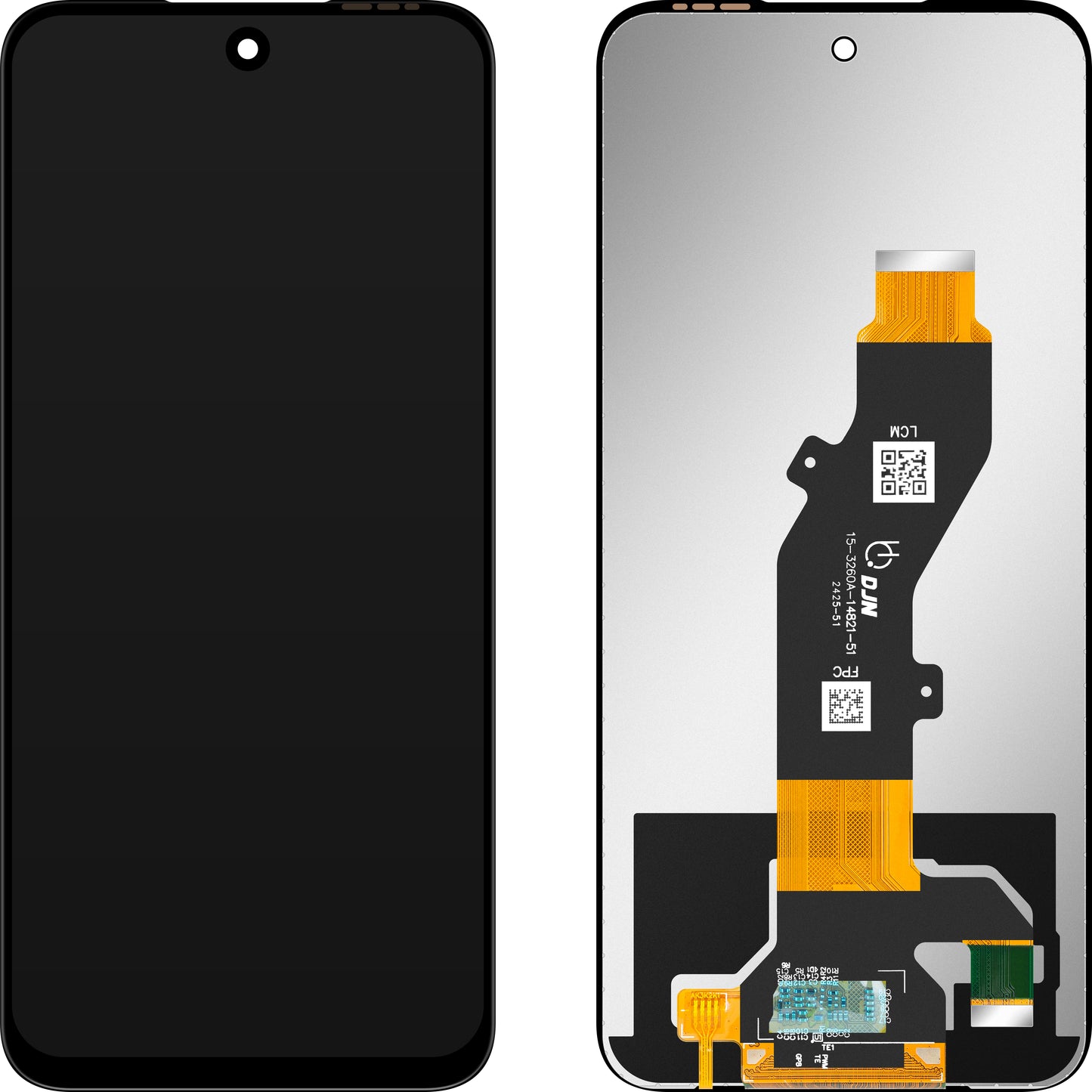 MP berøringsskjermdisplay kompatibel med ZTE nubia Focus 2