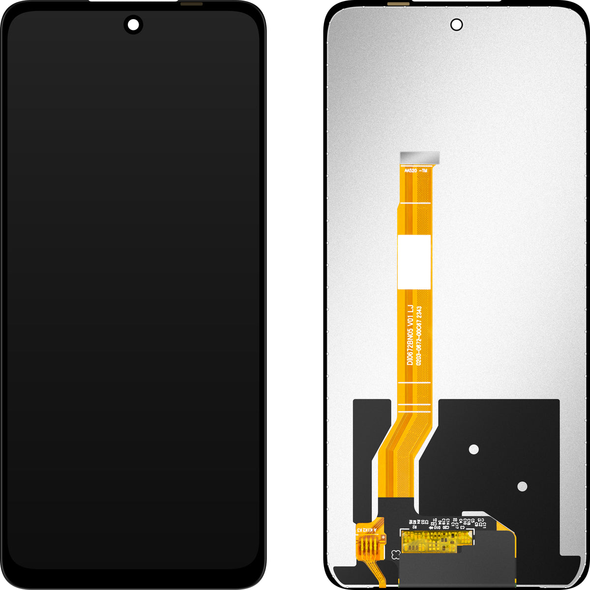 MP berøringsskjermdisplay kompatibel med Realme C75 4G