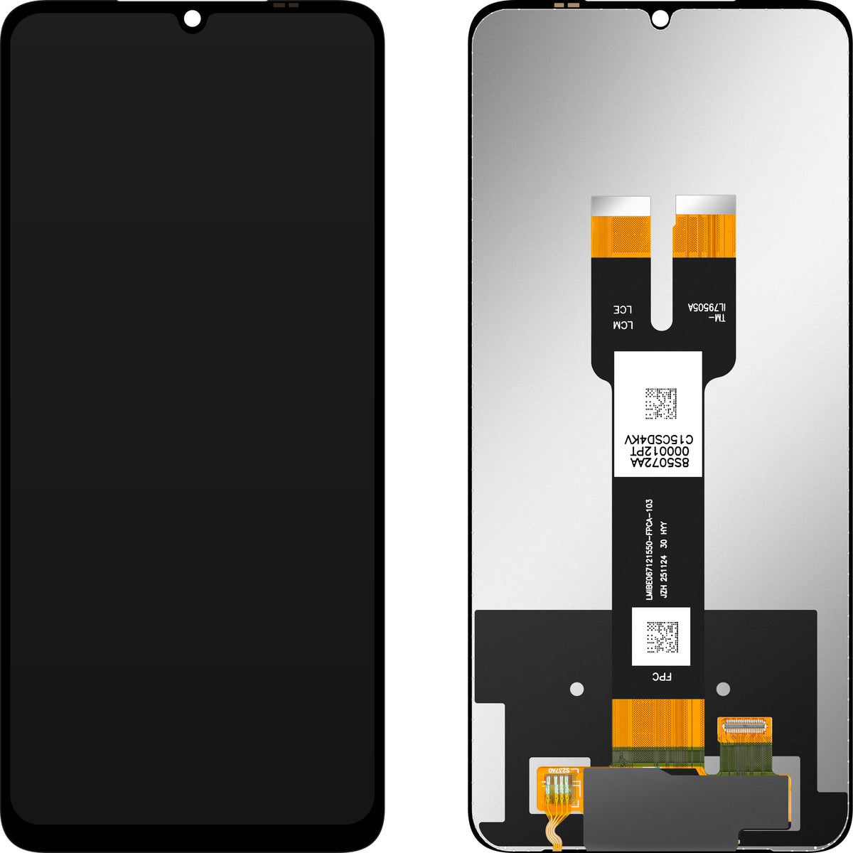 MP berøringsskjermdisplay kompatibel med Samsung Galaxy A07 5G A076