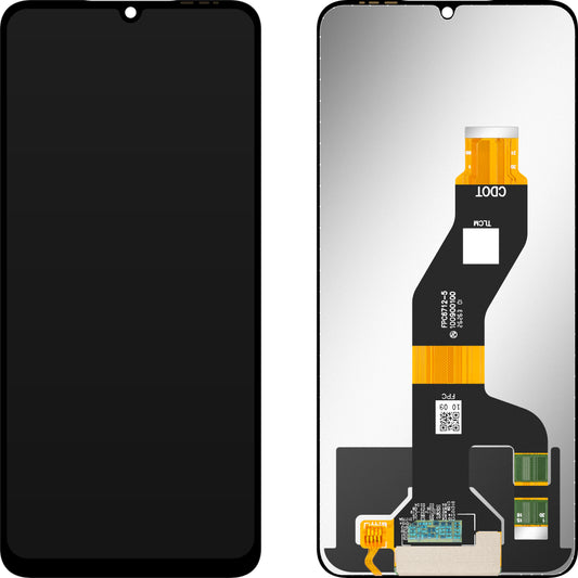 MP berøringsskjermdisplay kompatibel med Infinix Hot 60i / itel A100 / City 100 / Tecno Spark 40 / Spark Go