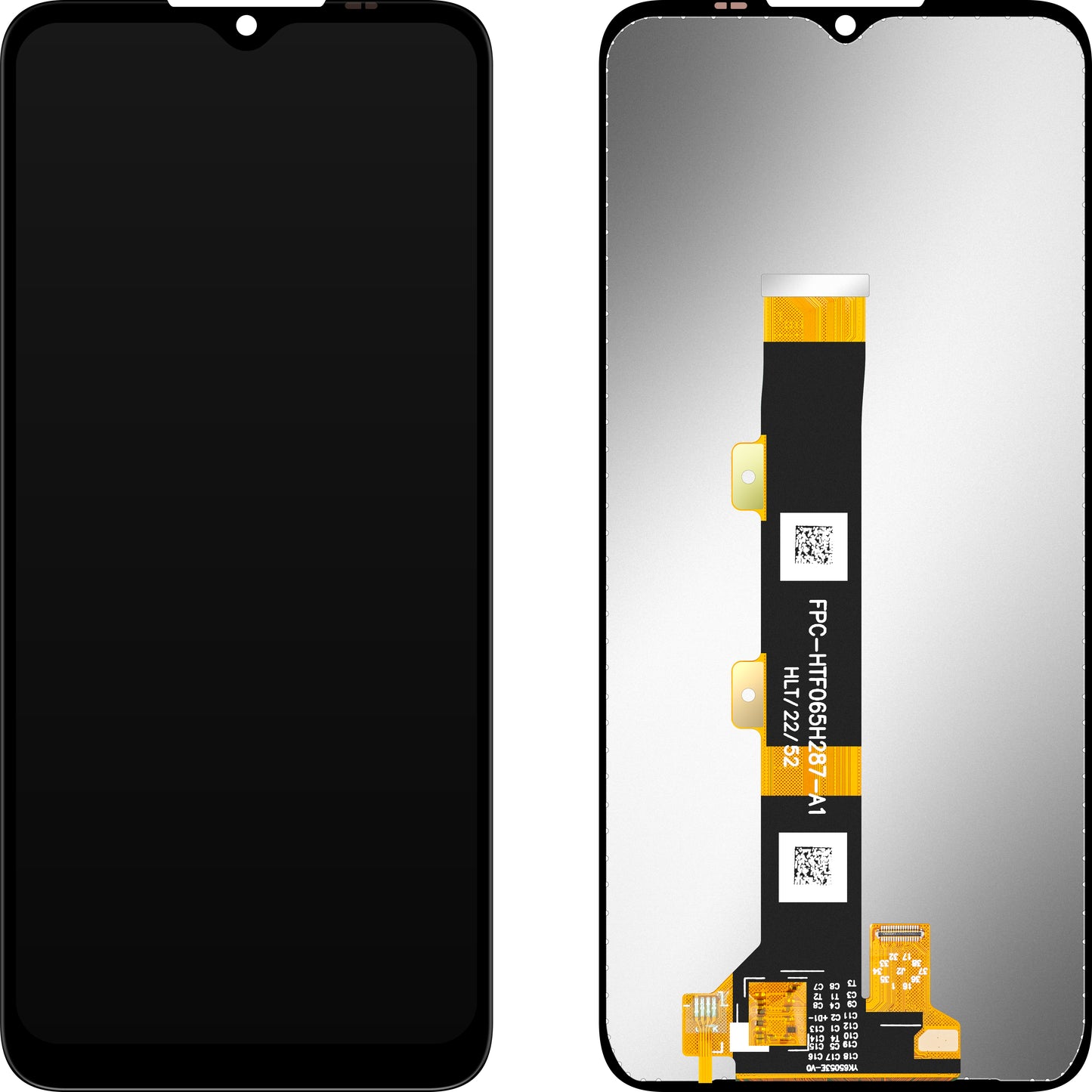 MP berøringsskjermdisplay kompatibelt med Nokia G22, Reseglet