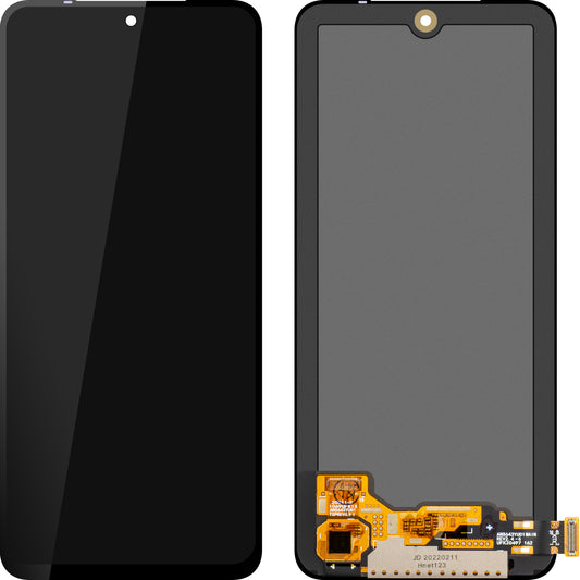 MP berøringsskjermdisplay kompatibel med Xiaomi Poco M5s / Redmi Note 10 / Note 10S, OLED-versjon, forseglet på nytt
