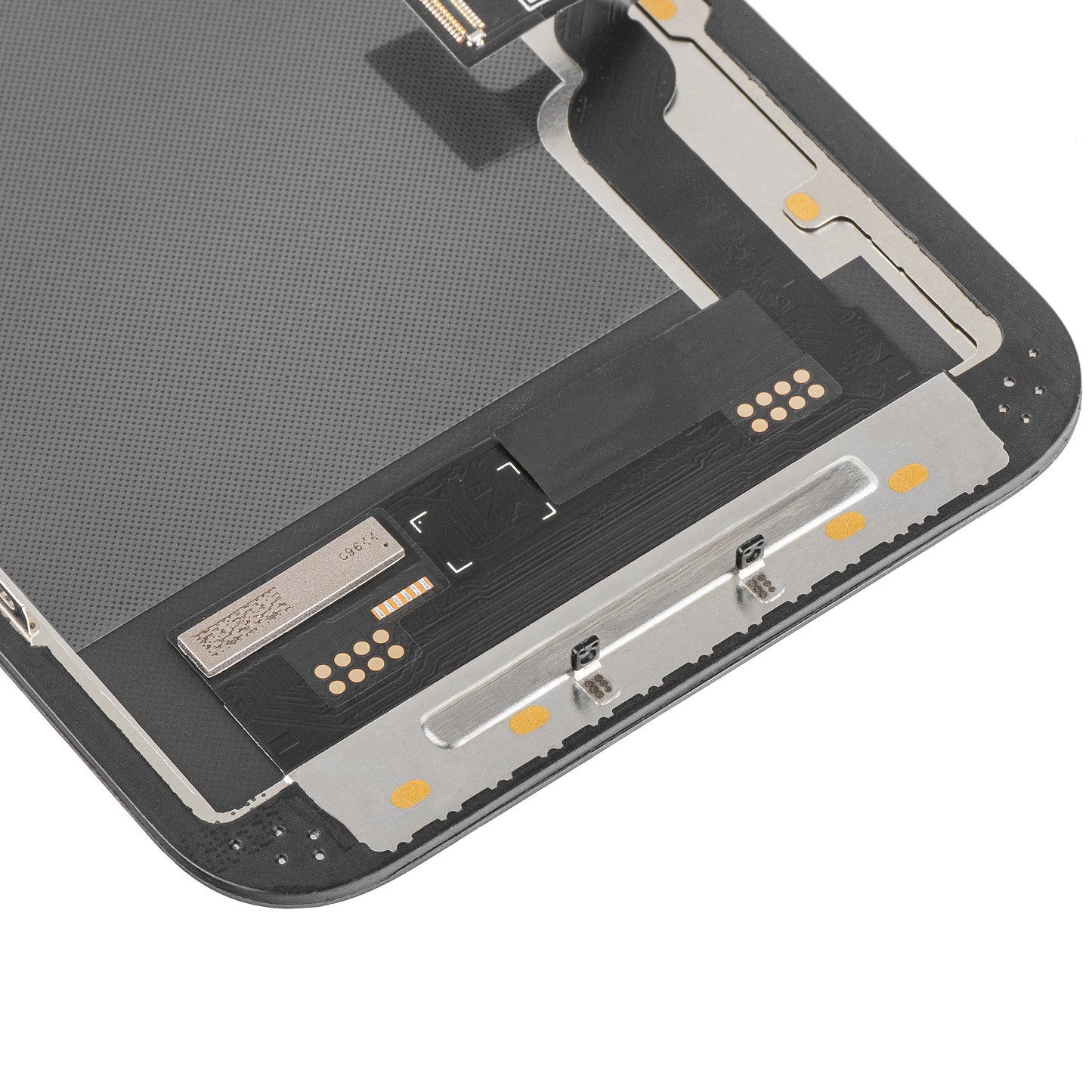 Display med MP Touchscreen kompatibel med Apple iPhone 13, med ramme, Soft OLED IC Movable FHD-versjon, Svart