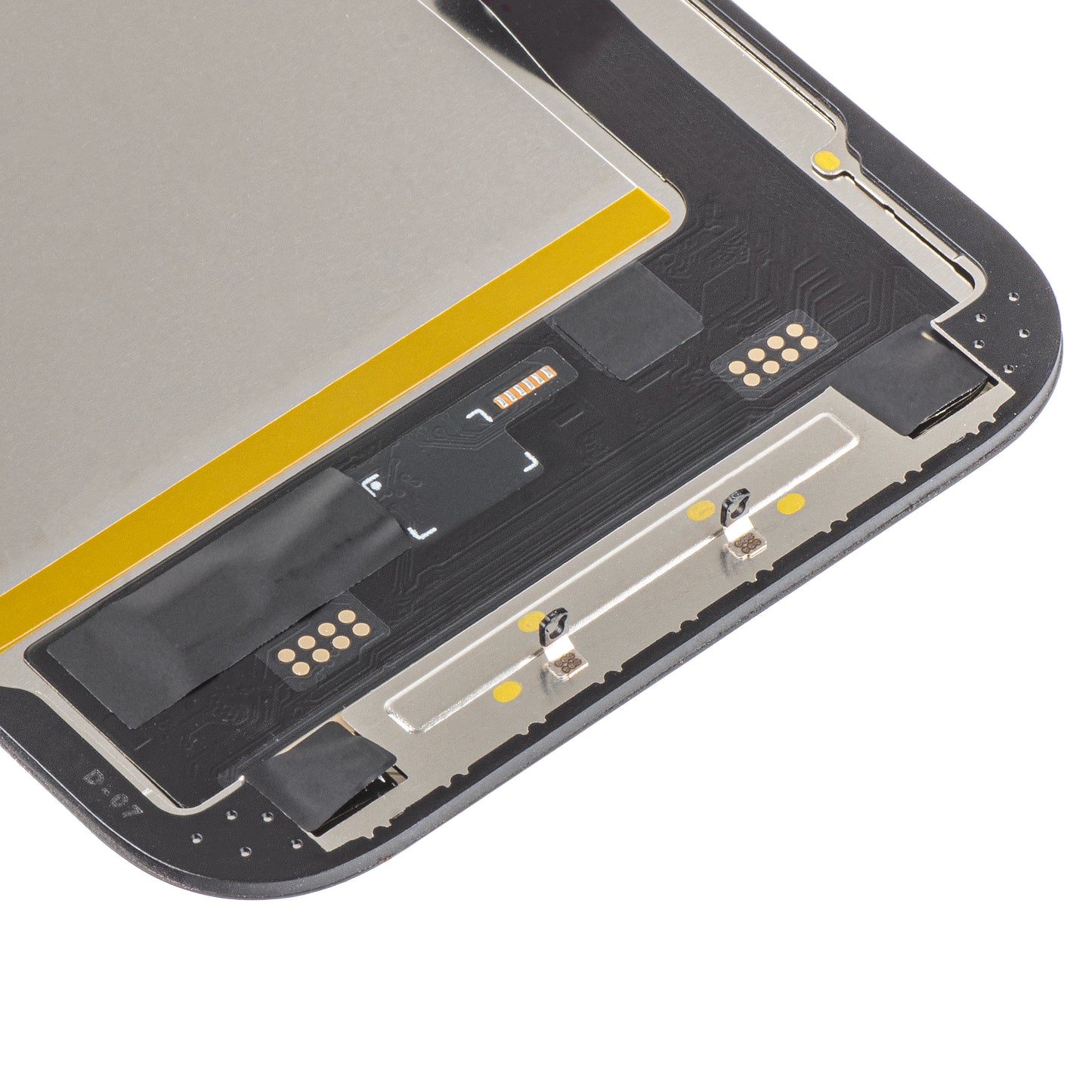 Display med MP Touchscreen kompatibel med Apple iPhone 15, med ramme, Soft OLED FHD IC Movable versjon, Svart