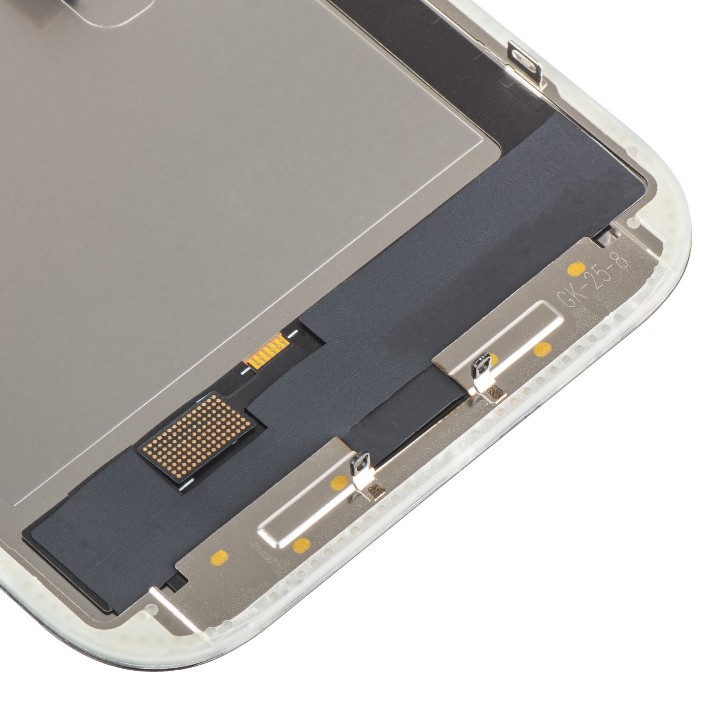 Display med MP Touchscreen kompatibel med Apple iPhone 16 Pro, med ramme, OLED FHD IC Movable versjon, Svart