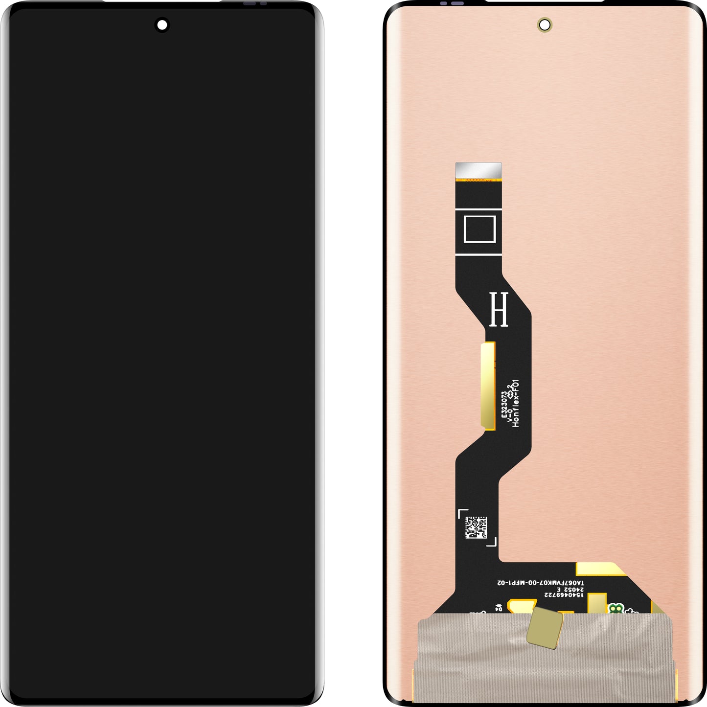 Display med Touchscreen MP kompatibel med Motorola Edge 50 Fusion