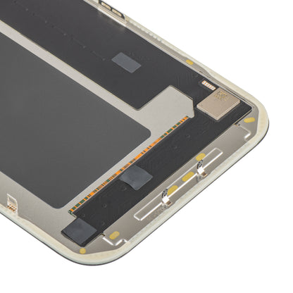 MP berøringsskjermdisplay kompatibelt med Apple iPhone 17 Pro Max, med ramme, OLED FHD IC Movable-versjon, svart