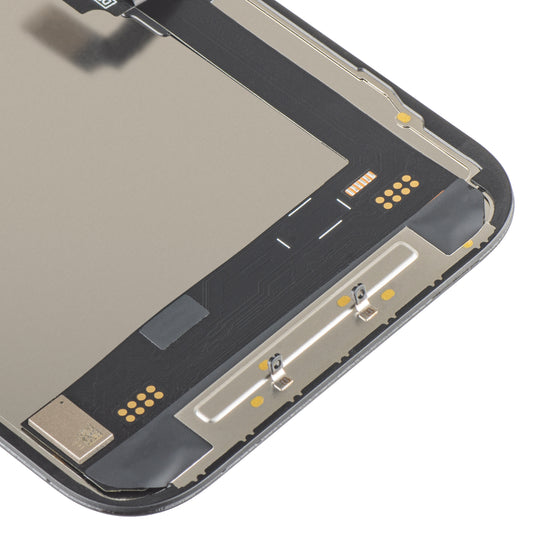 Display med MP Touchscreen kompatibel med Apple iPhone 16, med ramme, Soft OLED FHD 120Hz IC Movable versjon, Svart