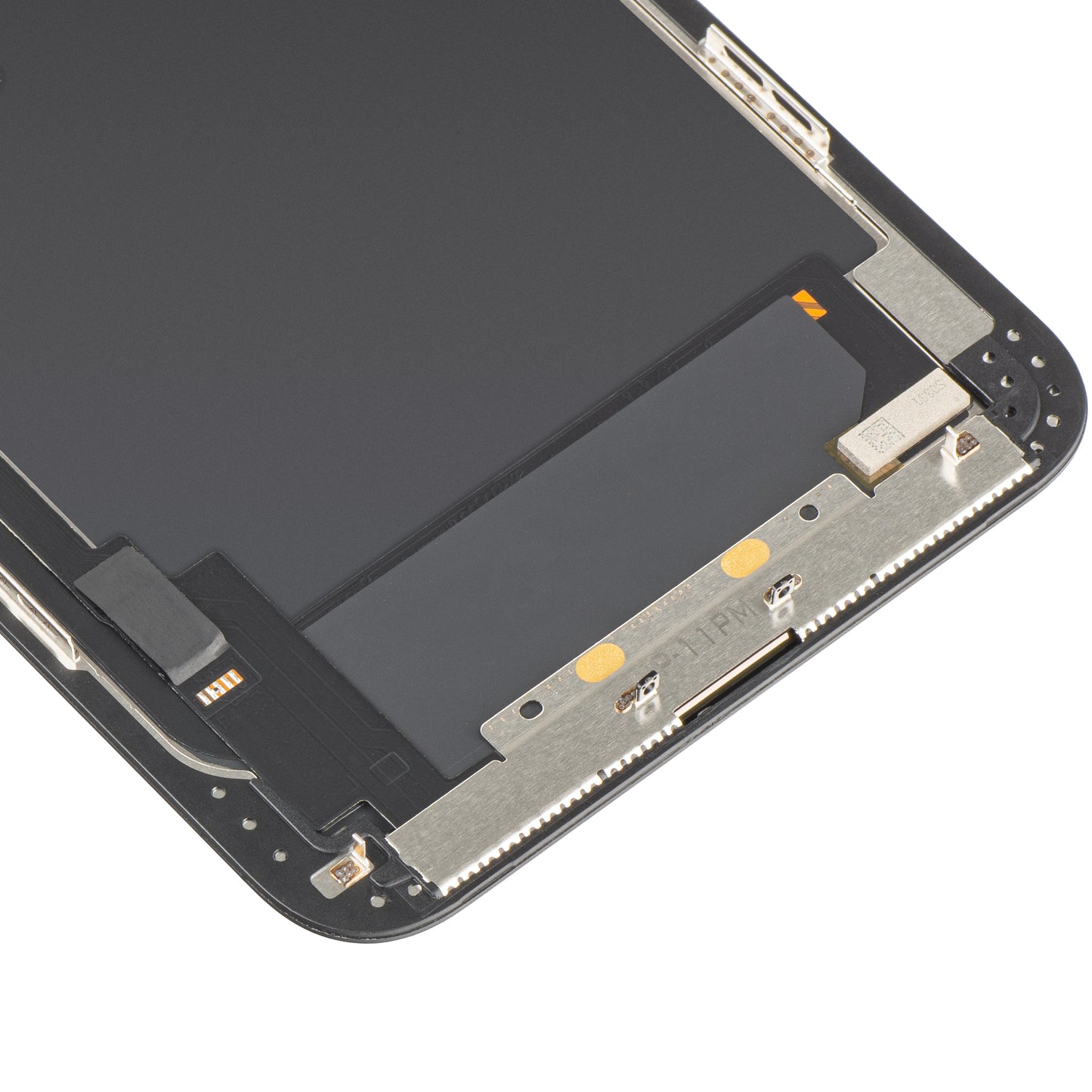 MP berøringsskjermdisplay kompatibelt med Apple iPhone 11 Pro Max, med ramme, OLED FHD IC flyttbar versjon, svart