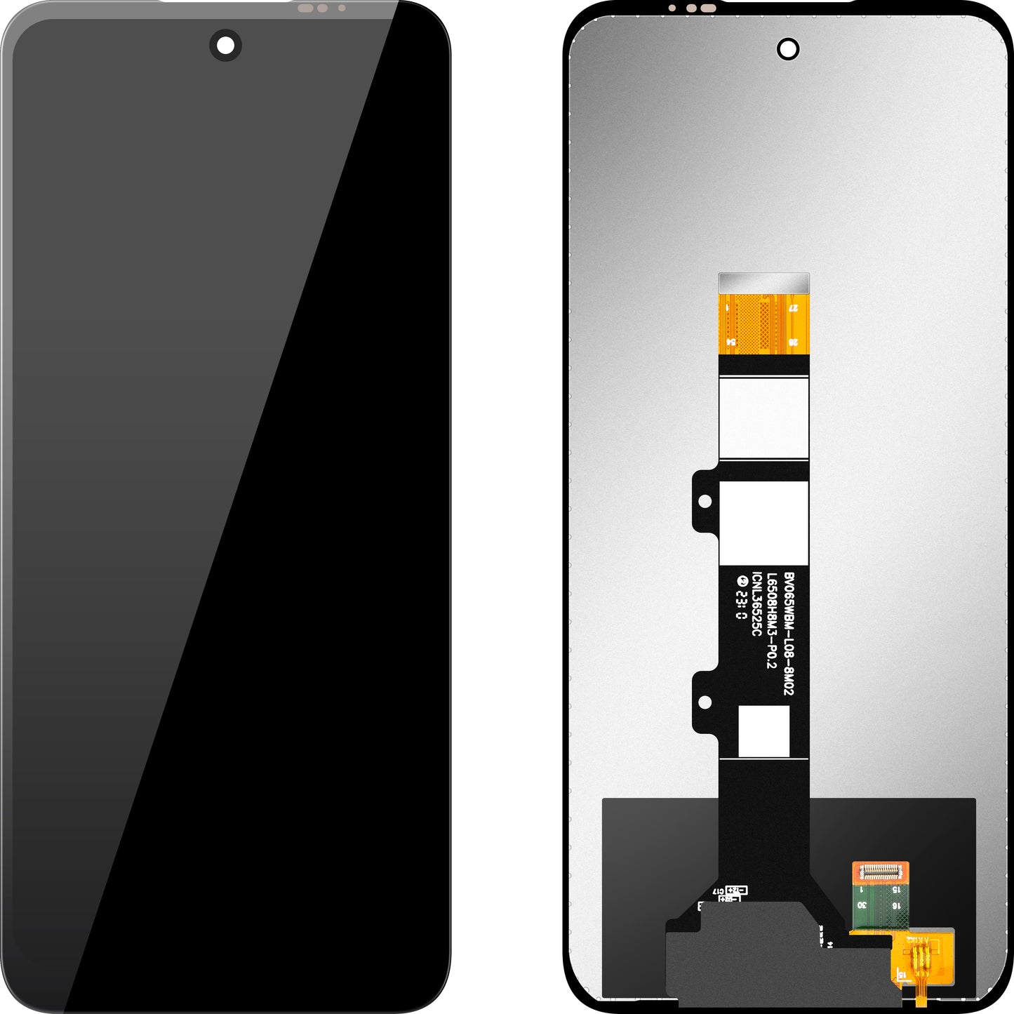 Display med MP Touchscreen kompatibel med Motorola Moto E22s / E32 / E32s / G22