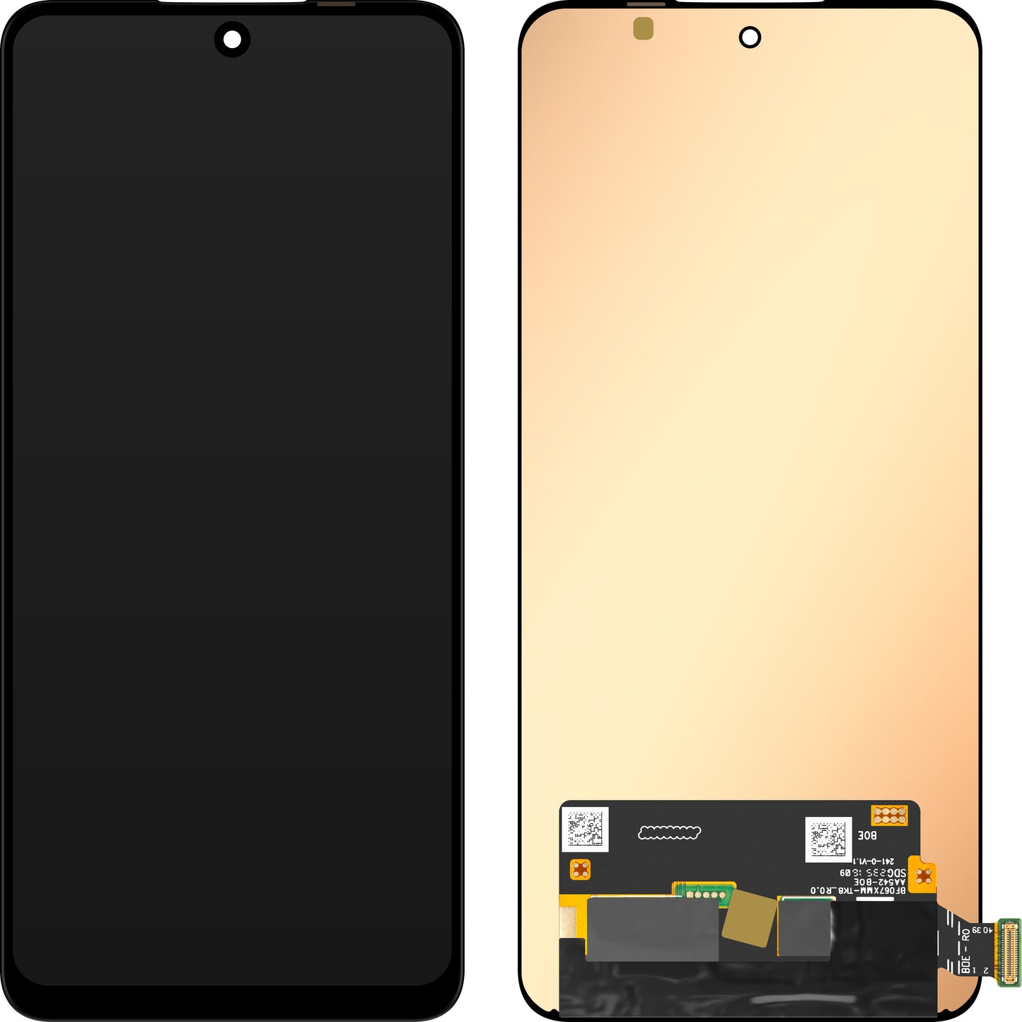 Display med MP Touchscreen kompatibel med Oppo F25 Pro / F27 Pro+ / K12 / Reno11 F, OLED-versjon