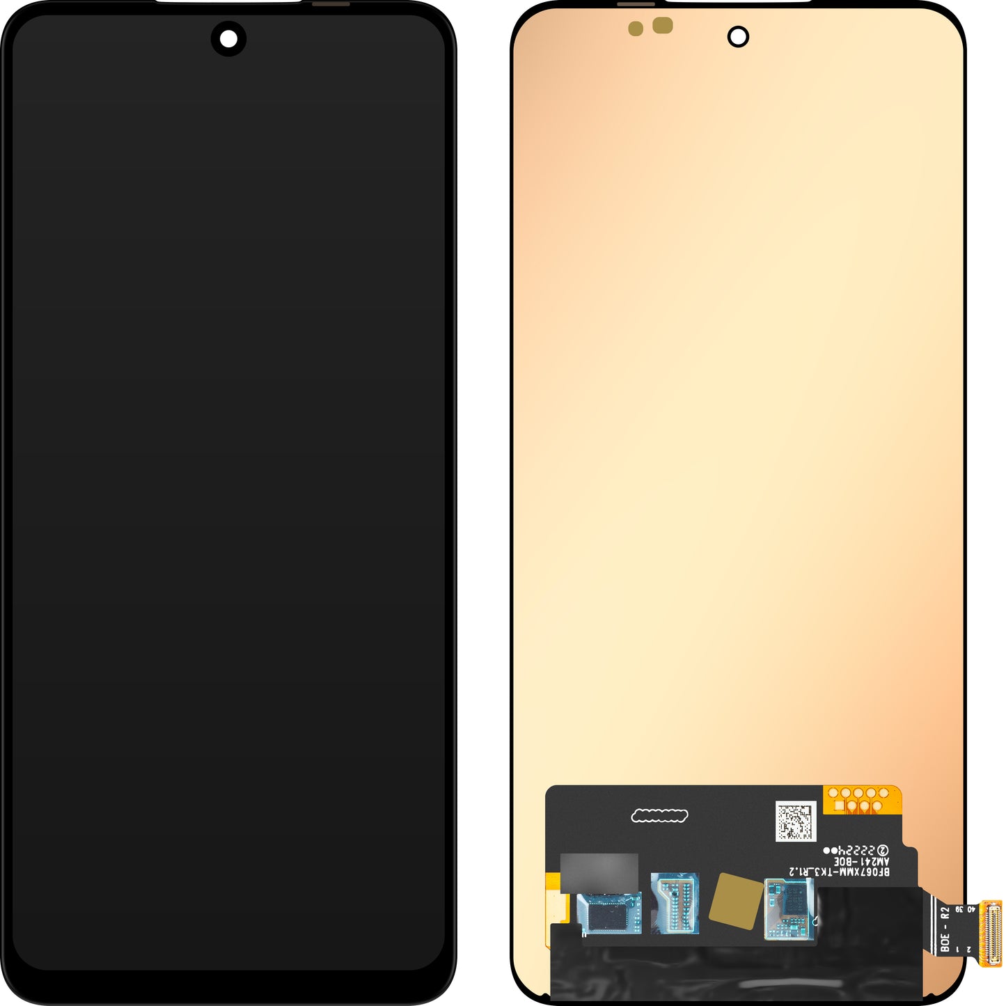 Display med MP Touchscreen kompatibel med OnePlus 10R / 10T, OLED-versjon