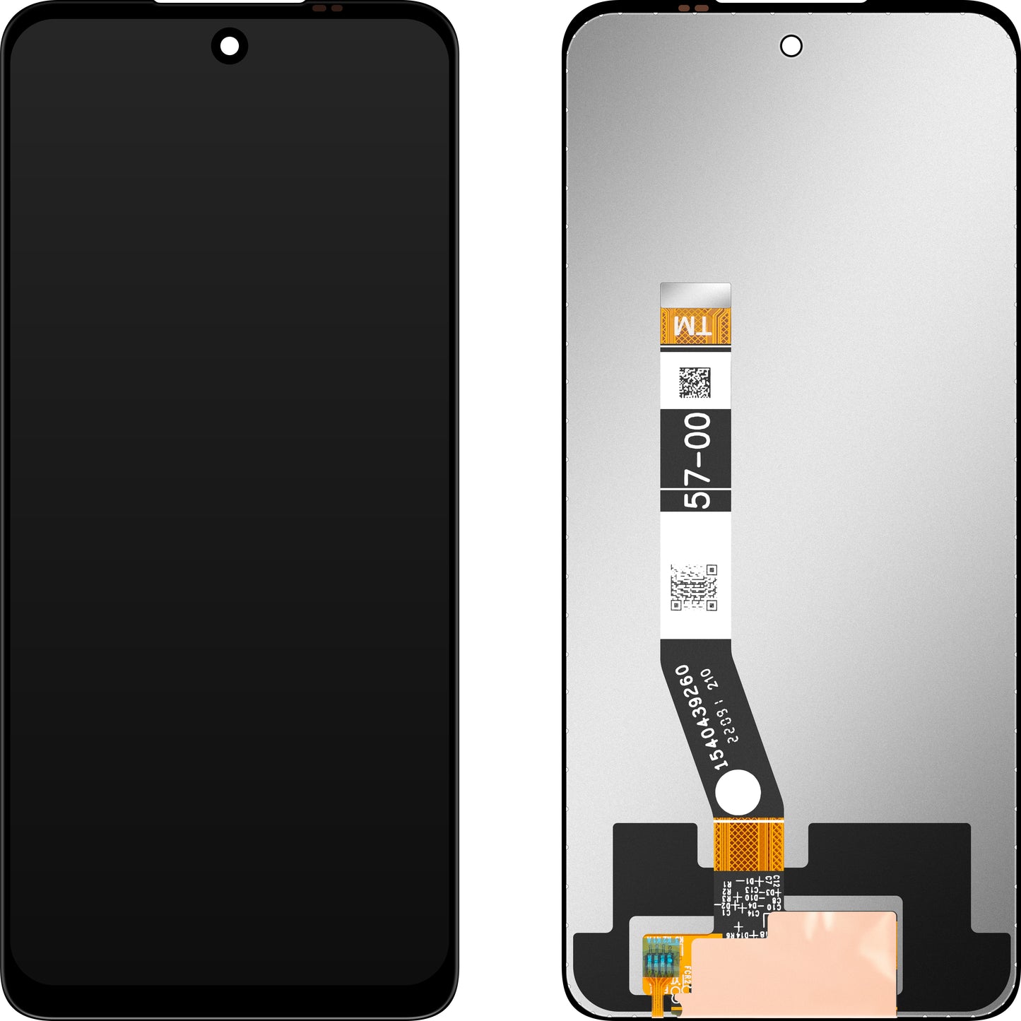 Display med Touchscreen MP kompatibel med Motorola Moto G32 / G73
