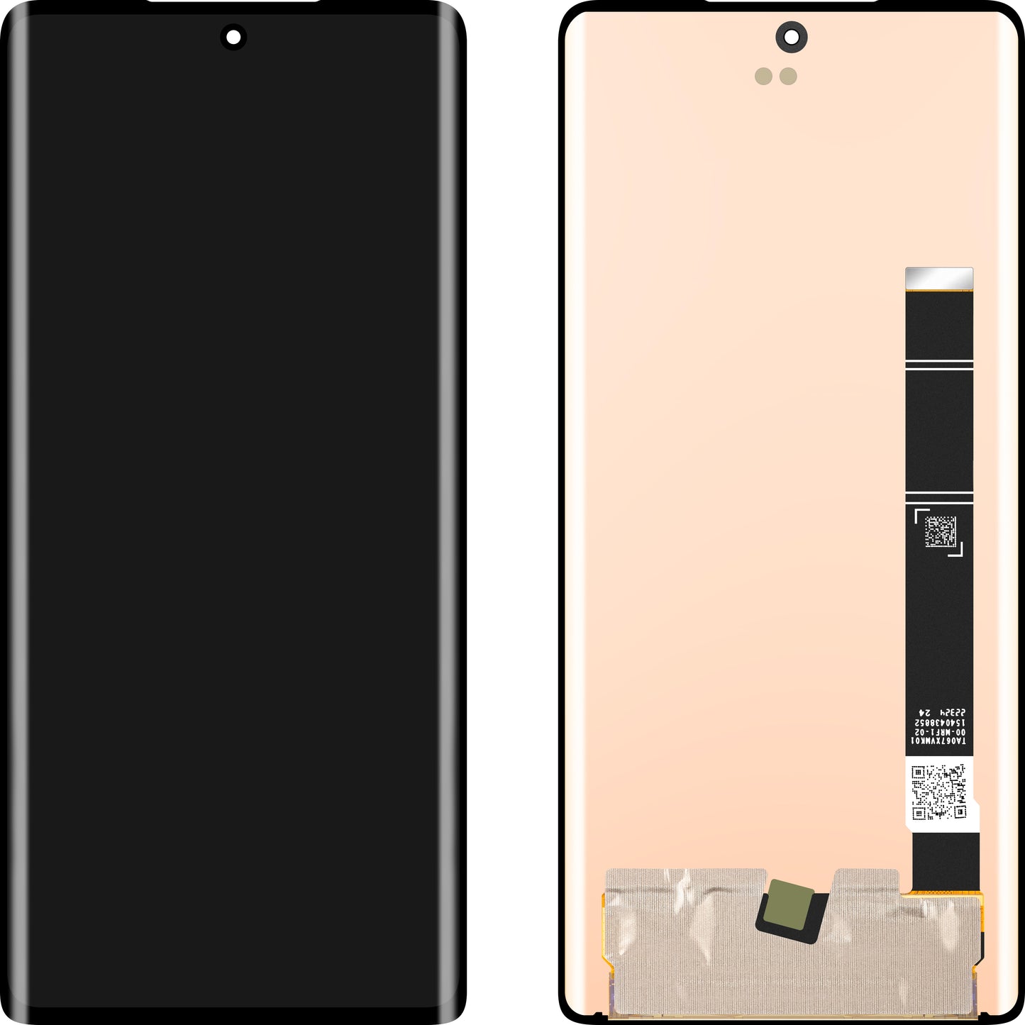 Display med Touchscreen MP kompatibel med Motorola Edge 30 Ultra, OLED-versjon