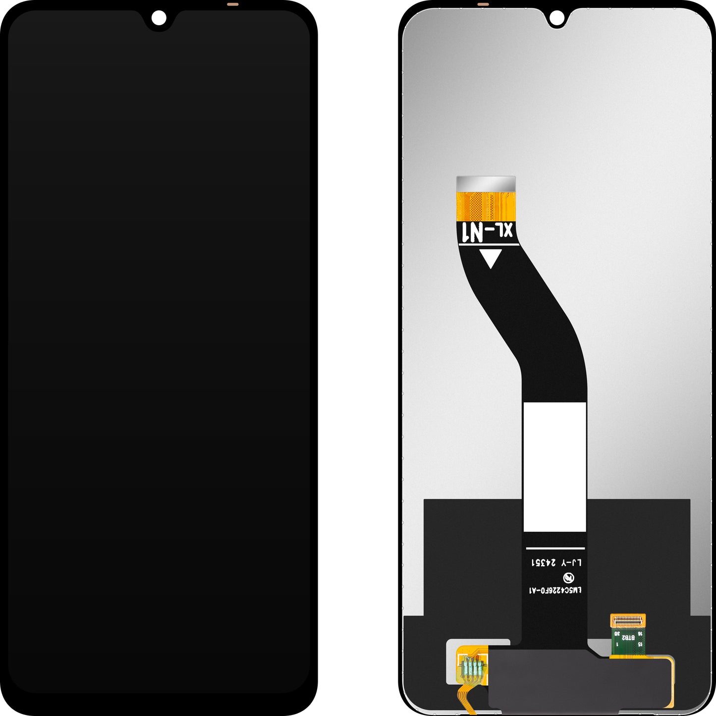 Display med Touchscreen MP kompatibel med Xiaomi Poco C75 / Redmi 14C