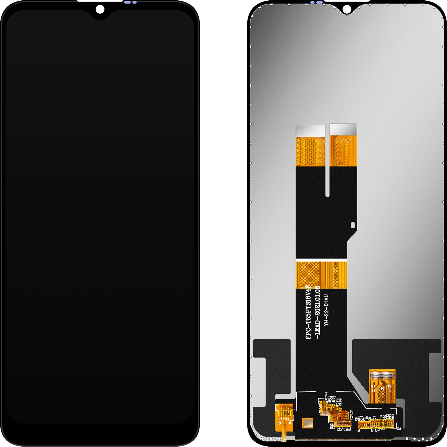 Display med Touchscreen MP kompatibel med Nokia 2.4