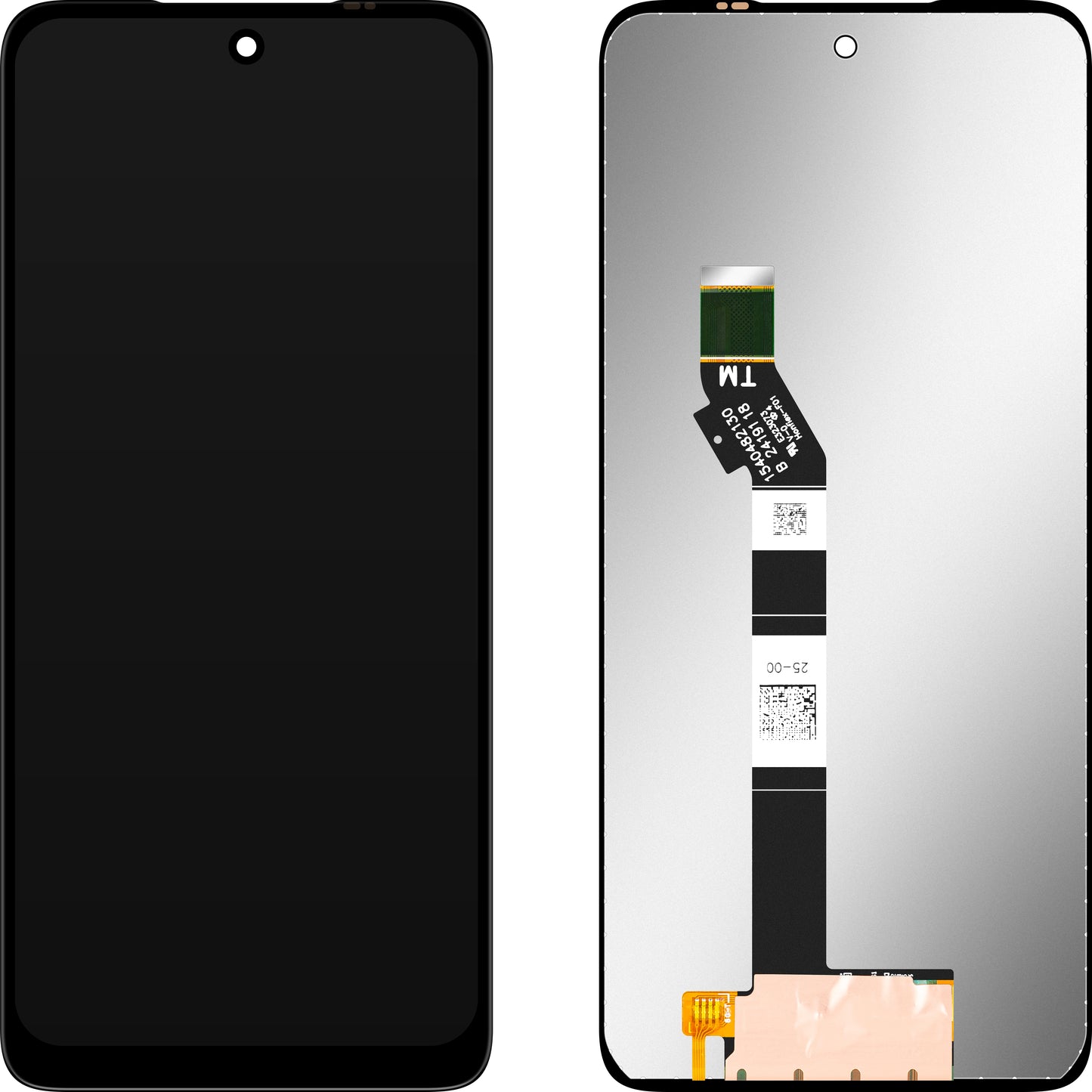 Display med Touchscreen MP kompatibel med Motorola Moto G35