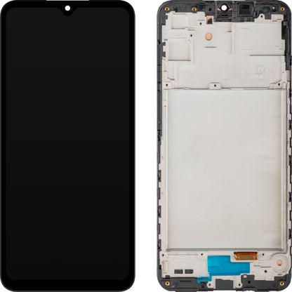 Display med Touchscreen MP kompatibel med Samsung Galaxy A16 5G A166, med ramme, Svart