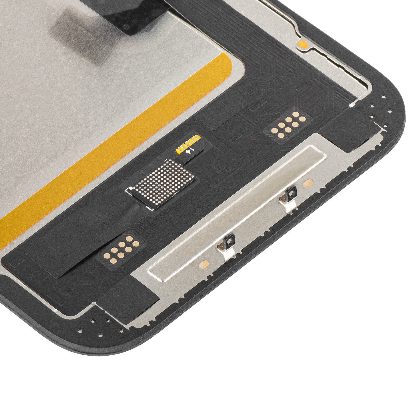 Display med MP Touchscreen kompatibel med Apple iPhone 14, med ramme, Soft OLED IC Movable FHD-versjon, Svart