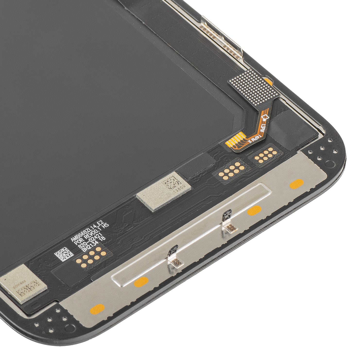 Display med MP Touchscreen kompatibel med Apple iPhone 14 Pro Max, med ramme, Soft OLED IC Movable 120Hz FHD-versjon, Svart
