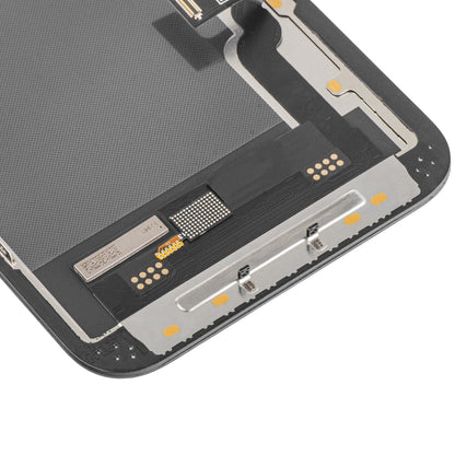 Display med MP Touchscreen kompatibel med Apple iPhone 13, med ramme, Soft OLED IC Movable FHD-versjon, Svart