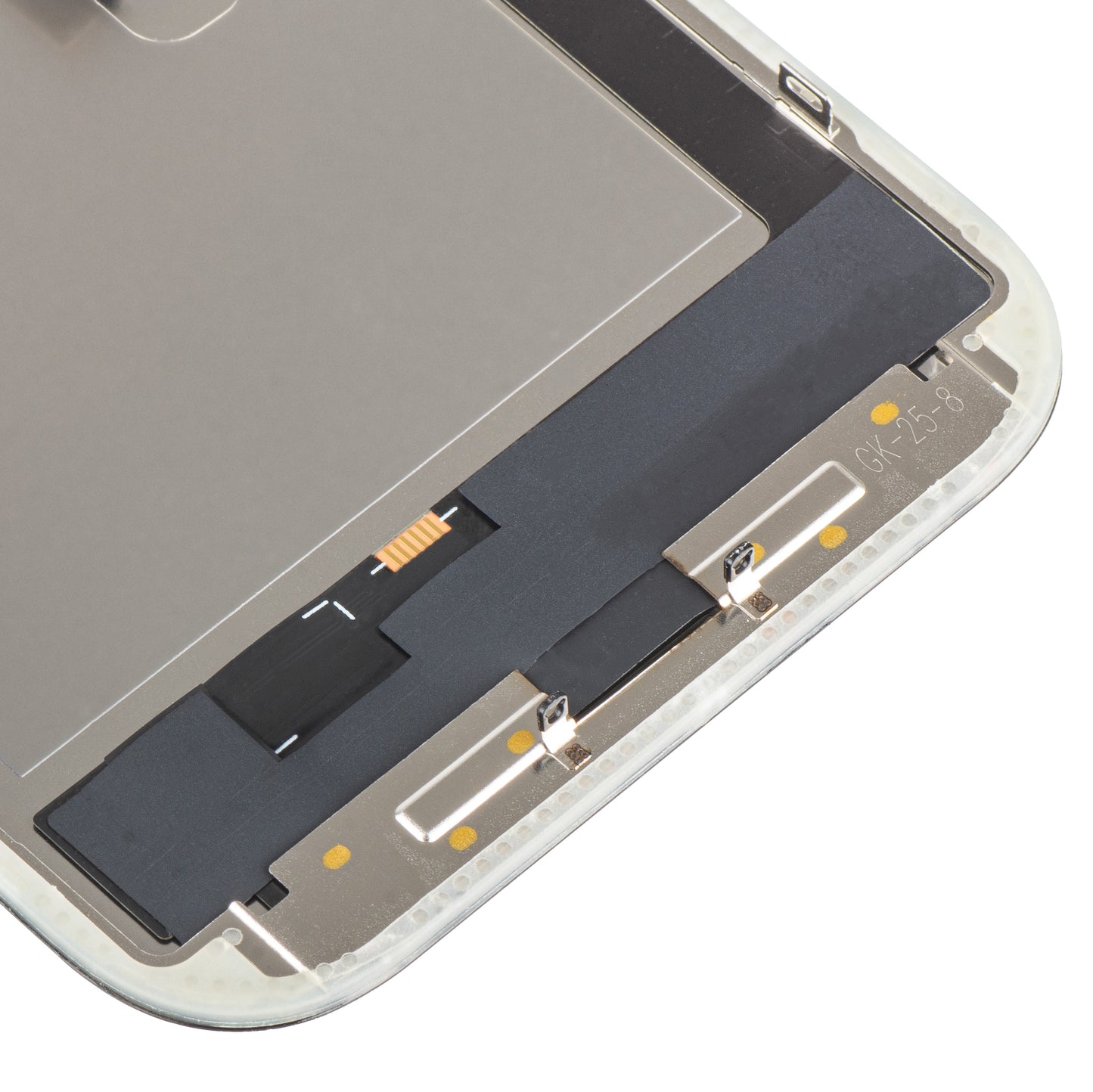Display med MP Touchscreen kompatibel med Apple iPhone 16 Pro, med ramme, OLED FHD IC Movable versjon, Svart