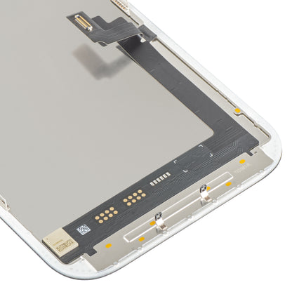 MP berøringsskjermdisplay kompatibelt med Apple iPhone 17, med ramme, Soft OLED FHD 120Hz IC flyttbar versjon, svart