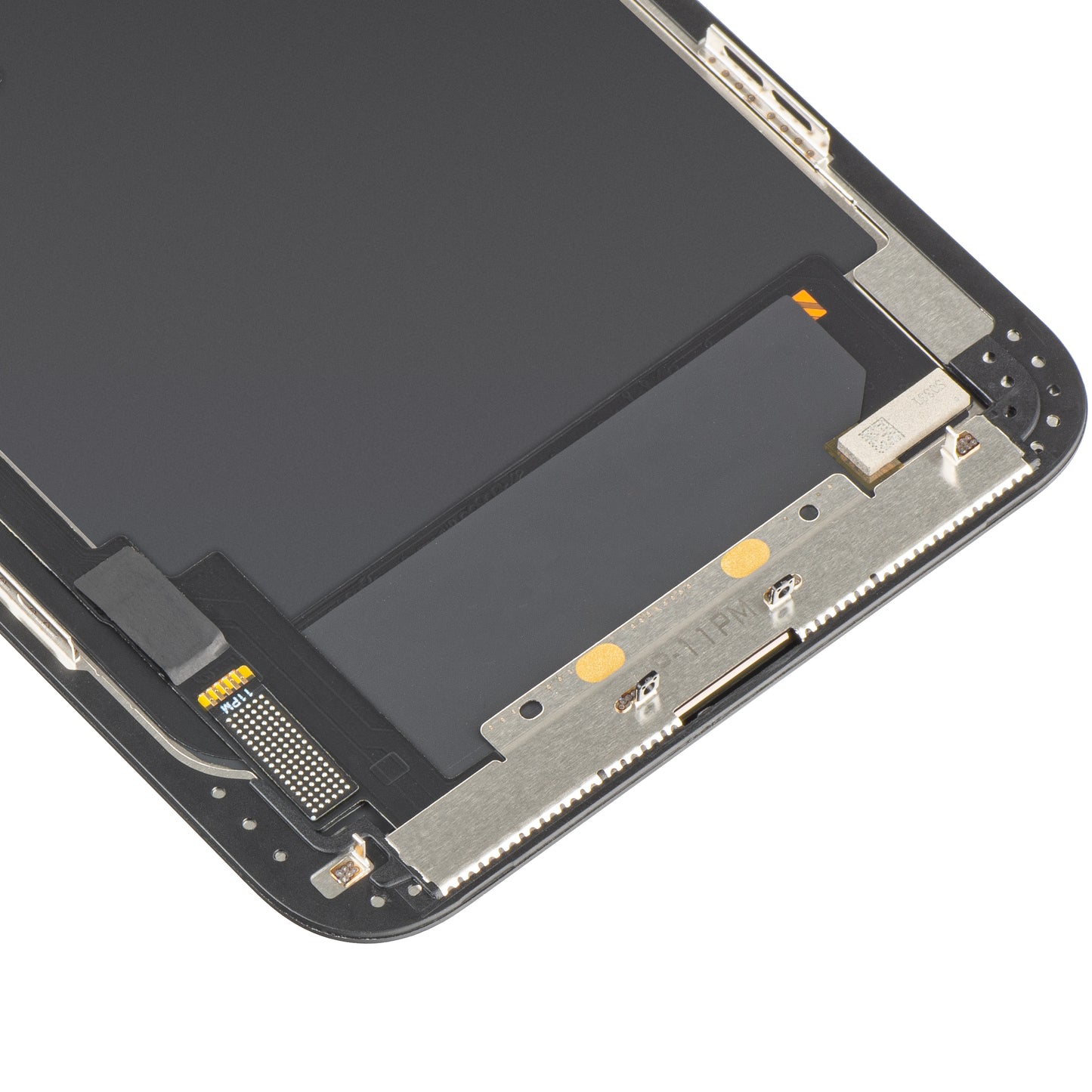 MP berøringsskjermdisplay kompatibelt med Apple iPhone 11 Pro Max, med ramme, OLED FHD IC flyttbar versjon, svart