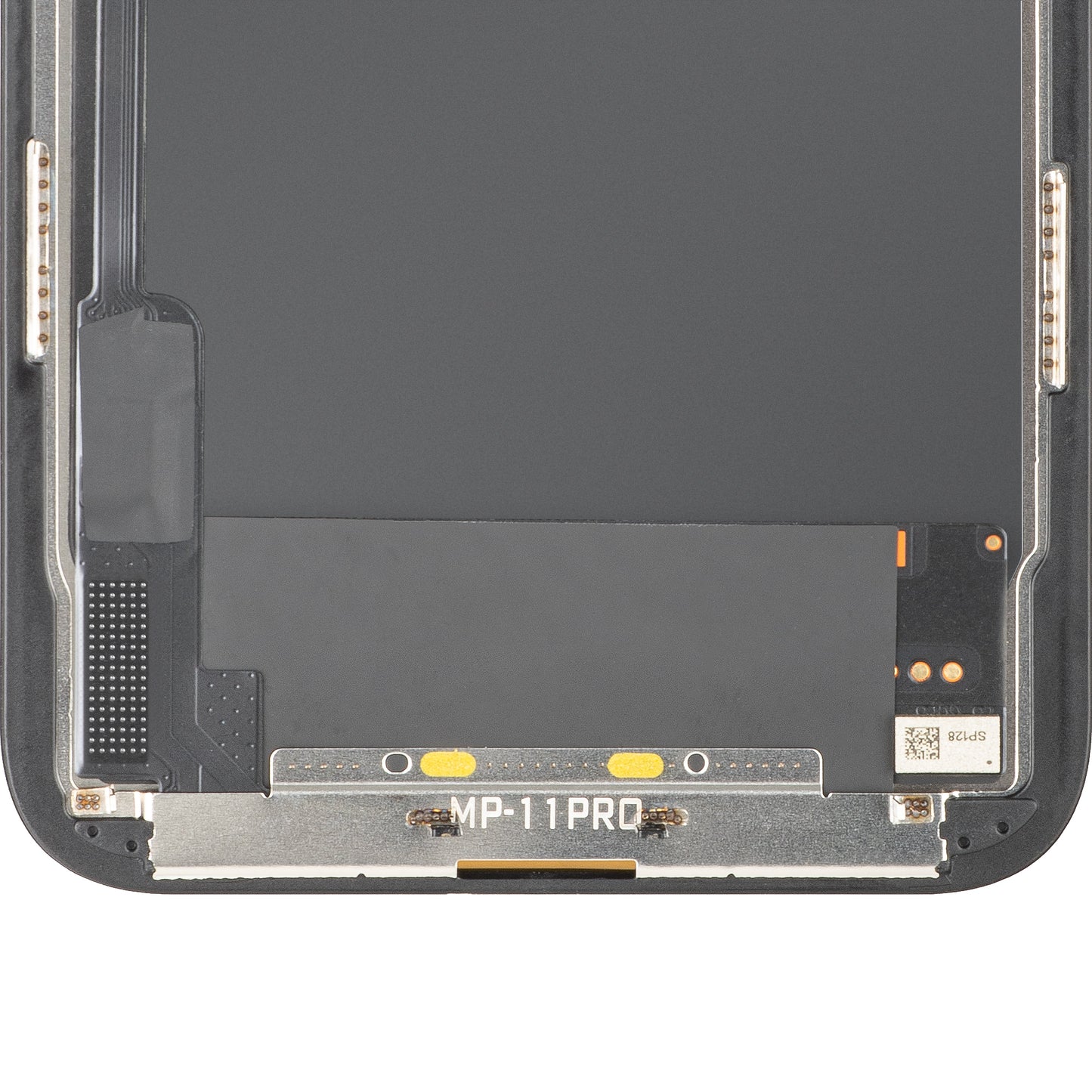 MP berøringsskjermdisplay kompatibel med Apple iPhone 11 Pro, med ramme, OLED FHD IC flyttbar versjon, svart