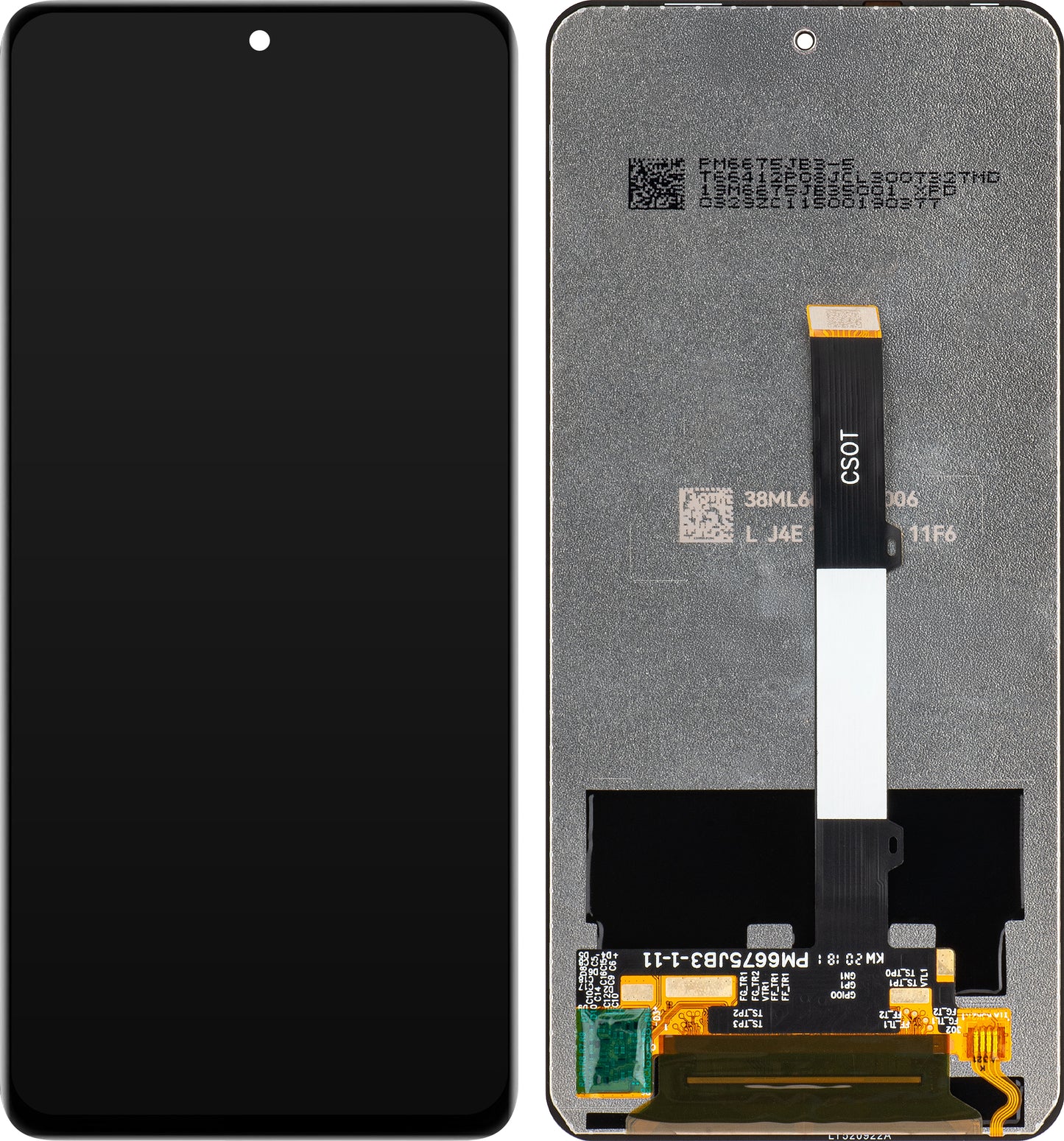 MP berøringsskjerm kompatibel med Xiaomi Mi 10T Lite 5G / Poco X3 / X3 NFC / X3 Pro / Redmi Note 9 Pro 5G