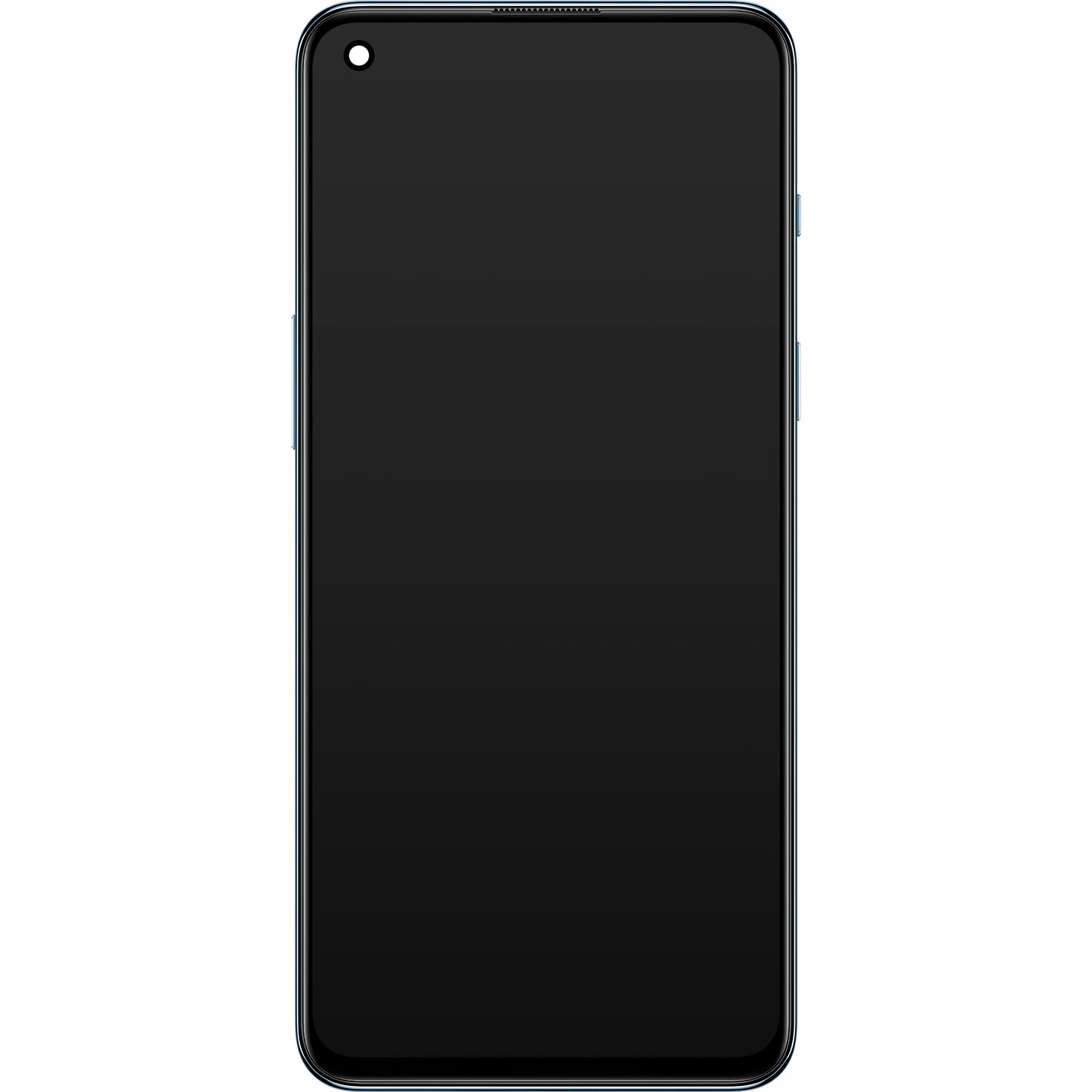 OnePlus Nord 2 5G berøringsskjerm med ramme, blå (Blue Haze), Service Pack 4907924