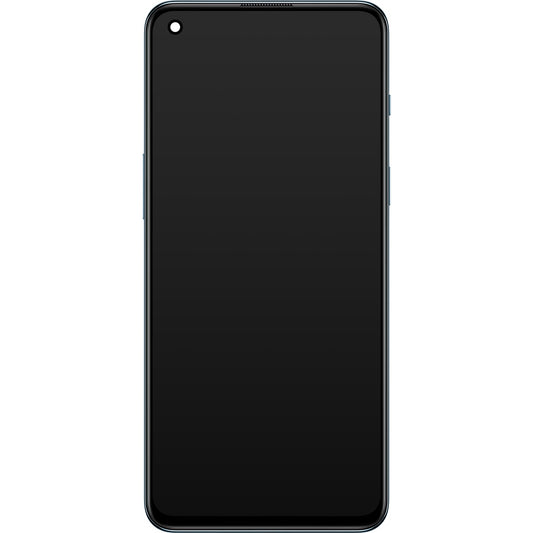 OnePlus Nord 2 5G berøringsskjermdisplay med ramme, grå (Gray Sierra), Service Pack 2011100360
