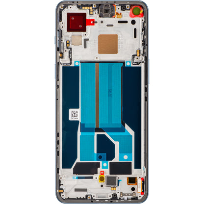 OnePlus Nord 2 5G berøringsskjerm med ramme, blå (Blue Haze), Service Pack 4907924