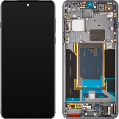 Display med Touchscreen Oppo Find X8 Pro, med Ramme, Svart (Space Black), Service Pack 621029000356